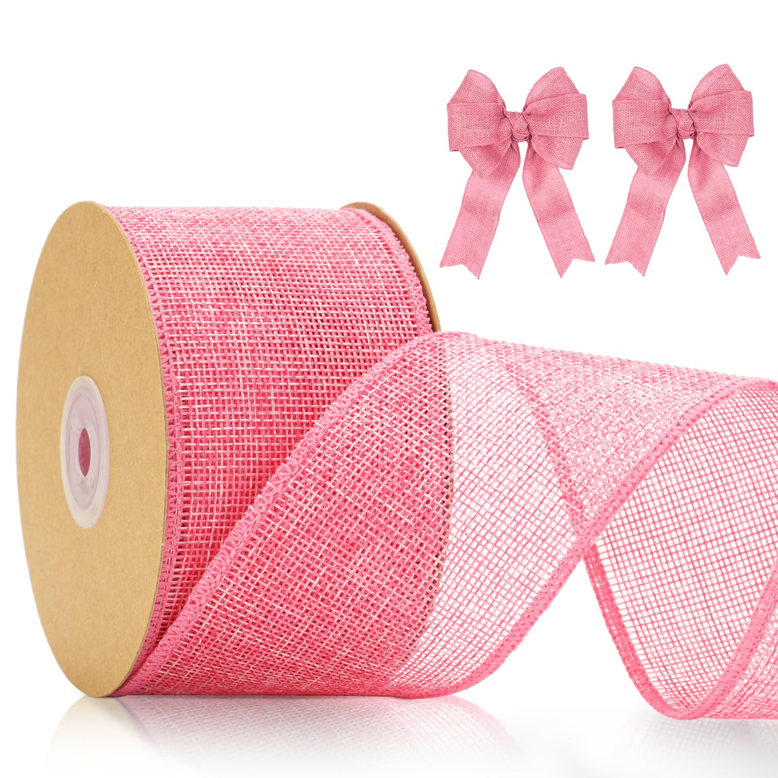 Lot De 8 Rouleaux Ruban Jute Multicolore - 16 M Total, 6 Cm Large - Déco Vintage DIY, Mariage, Cadeau