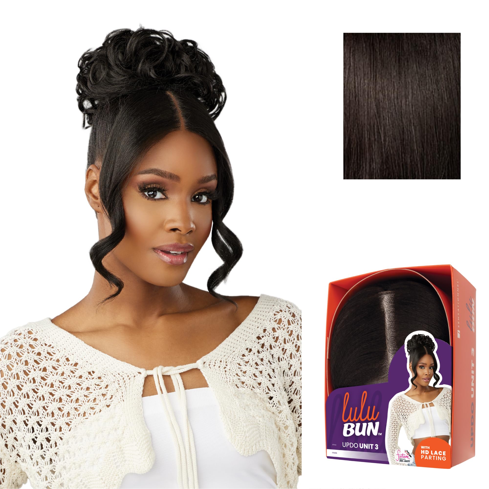 Amazon.com : Sensationnel Lulu Bun Updo Hairextensions-Unit 3,2
