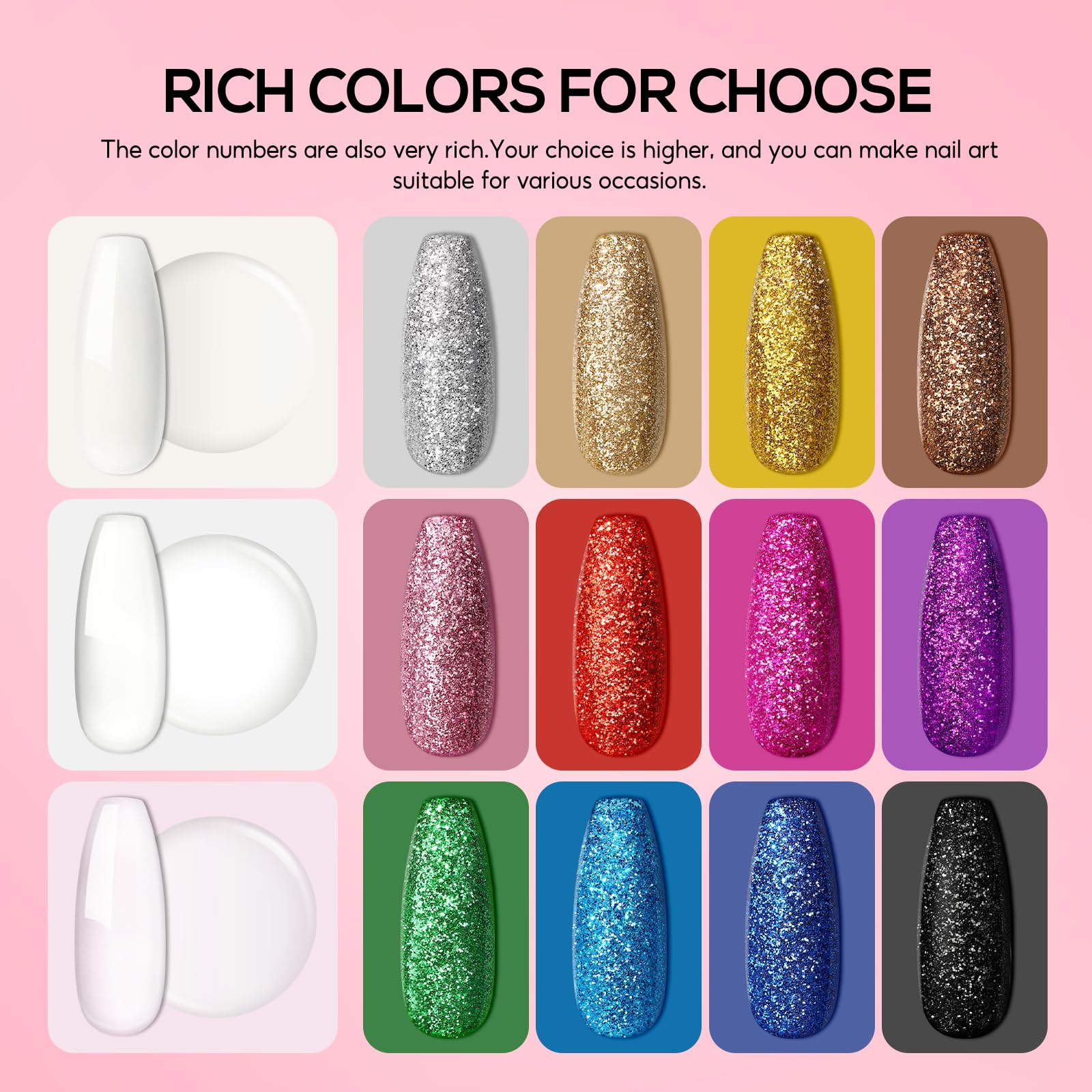 Coscelia Kit Uñas Acrilicas para Extensión Completo con UV Lámpara, Acrilicas para Uñas Profesional Monómero y Limas Para Uñas Manicura Eléctrica, Kit Manicura Semipermanente Uñas Arte Set