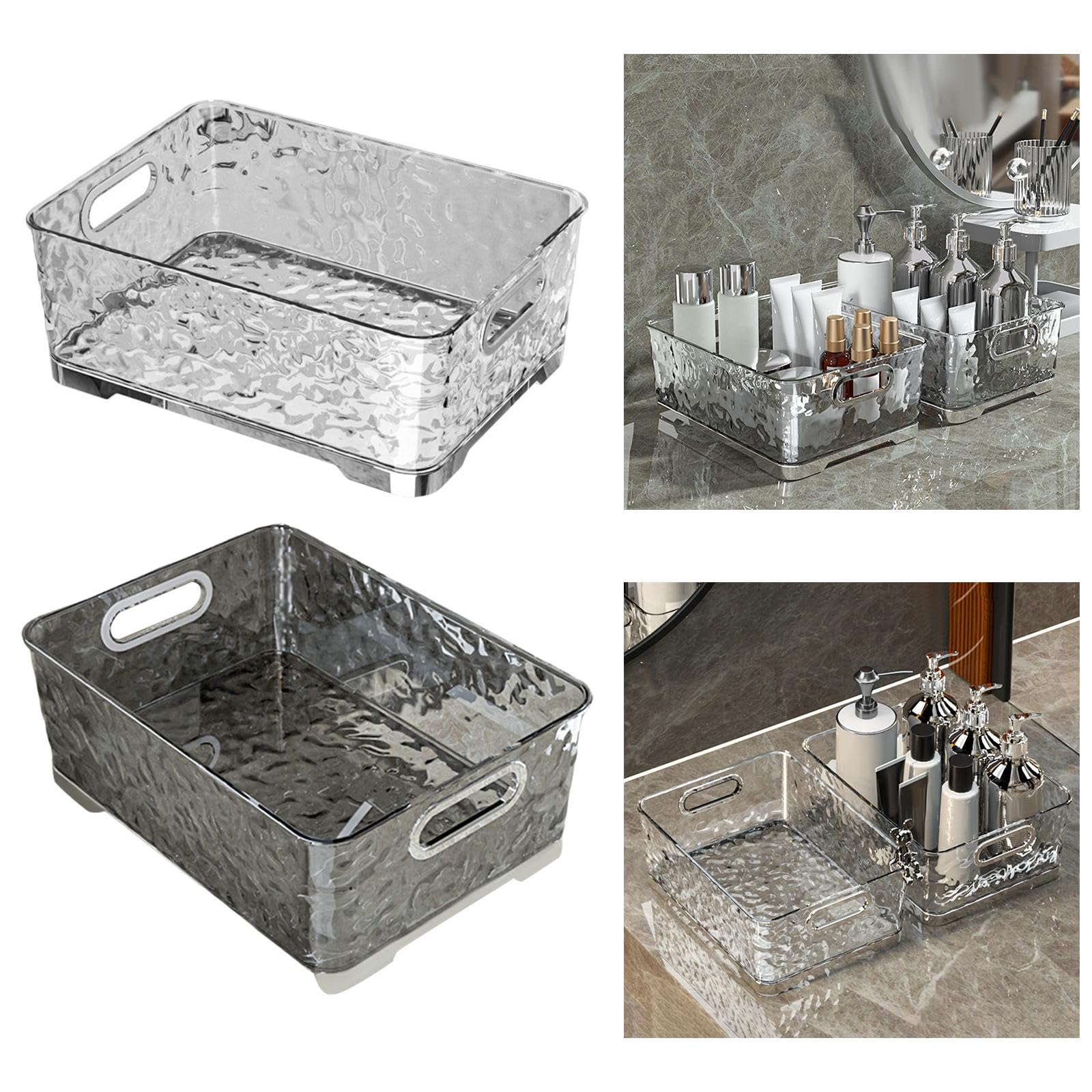 Enakshi® Cosmetic Storage Box Bathroom Organizer Case for Bathroom Cabinet Countertop Silver|Home & Garden | Household Supplies & Cleaning | Home Organization | Storage Boxes 2
