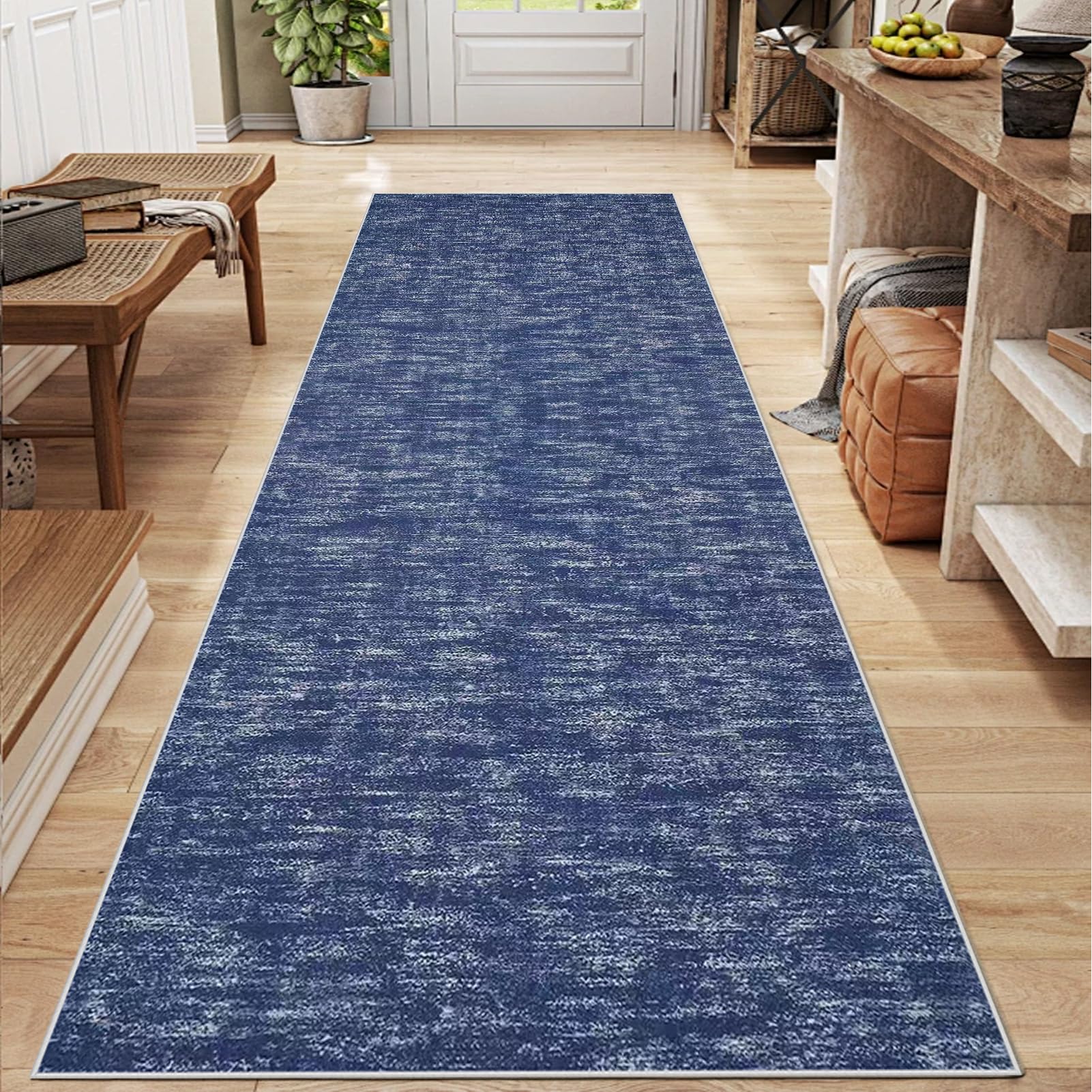 Hallway Runner Rug Non Slip 65 x 90 cm Long Hall Runner Kitchen Rug Washable Heavy duty Corridor Rugs Absorbent Short Pile Narrow Carpet Runner for Entryway Sink Hallways Dining Areas Carpets โ image 1