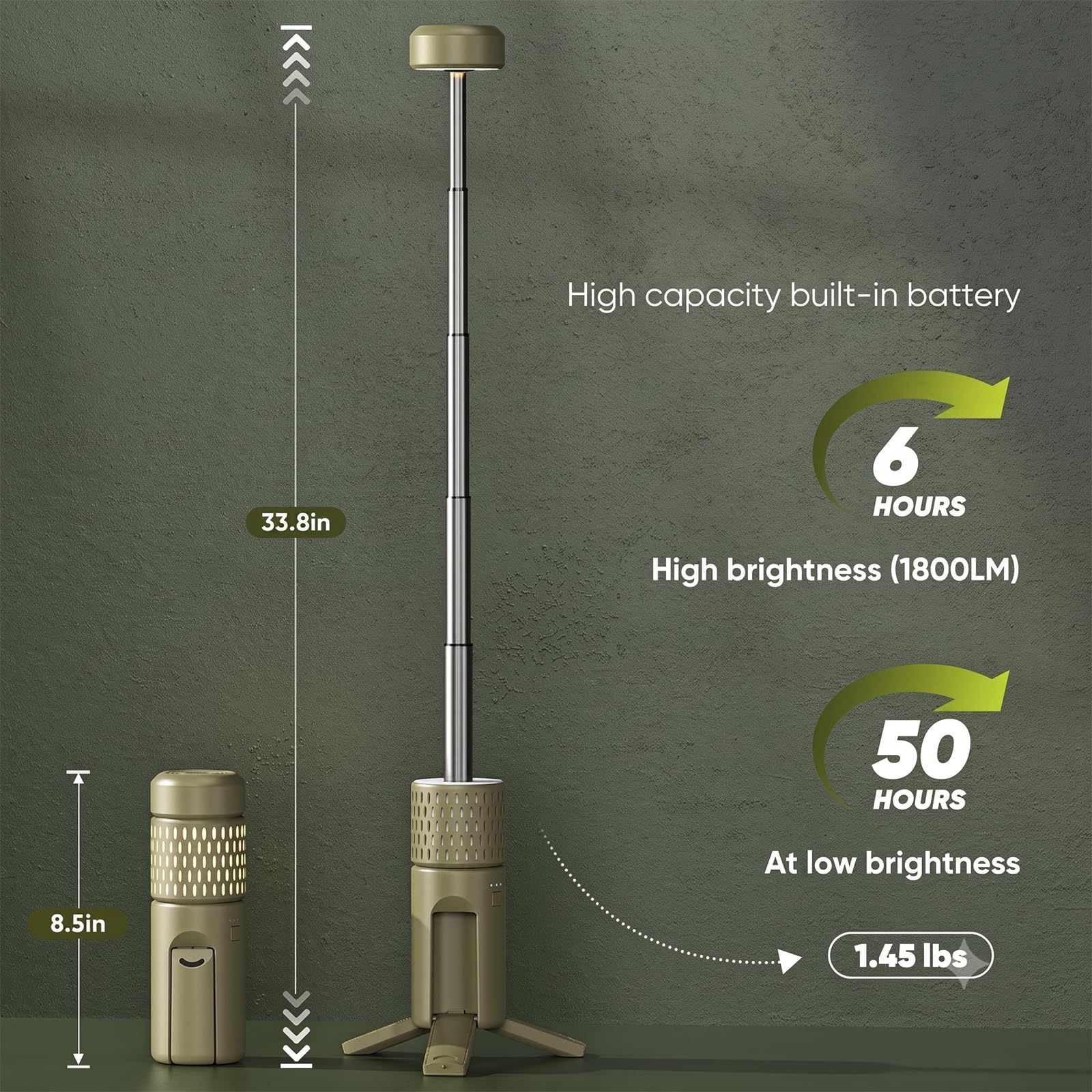 Camping-Lichter, wiederaufladbar, zusammenklappbar, Camping-Laternen | Tragbare Taschenlampen, Campinglicht für Zelt, Notfall, Outdoor, IPX5 Wasserdicht