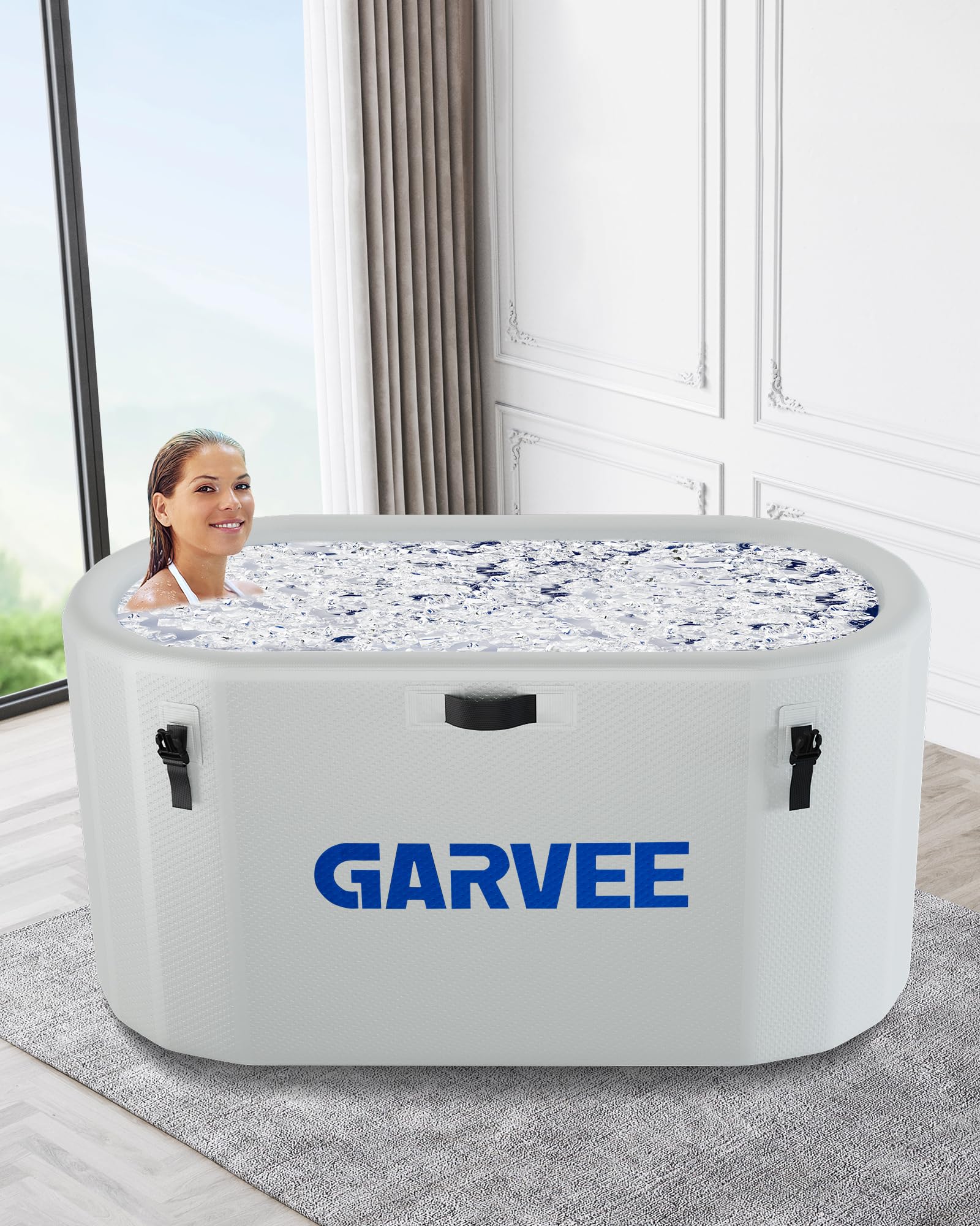 GarveeHome Ice Bath Tub for Athletes, 940L Inflatable Cold Plunge Tub