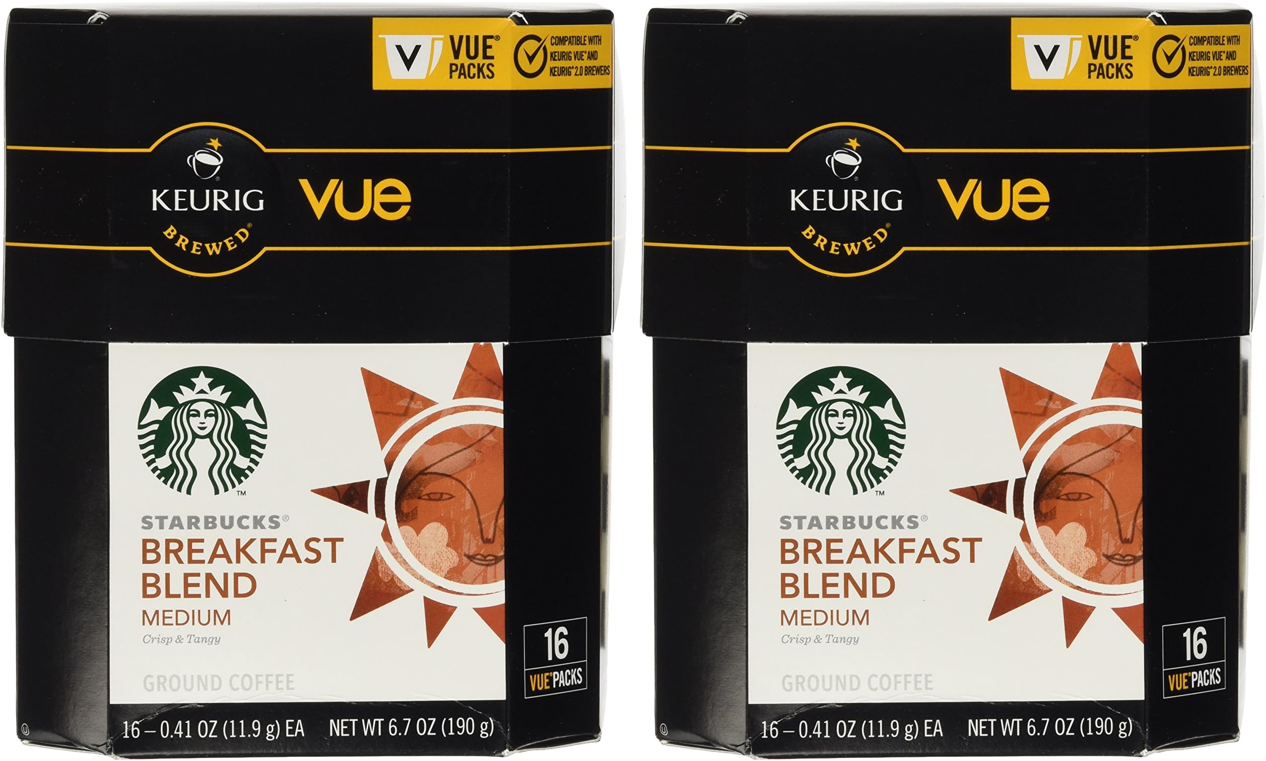 Starbucks Breakfast Blend Coffee for Keurig Vue