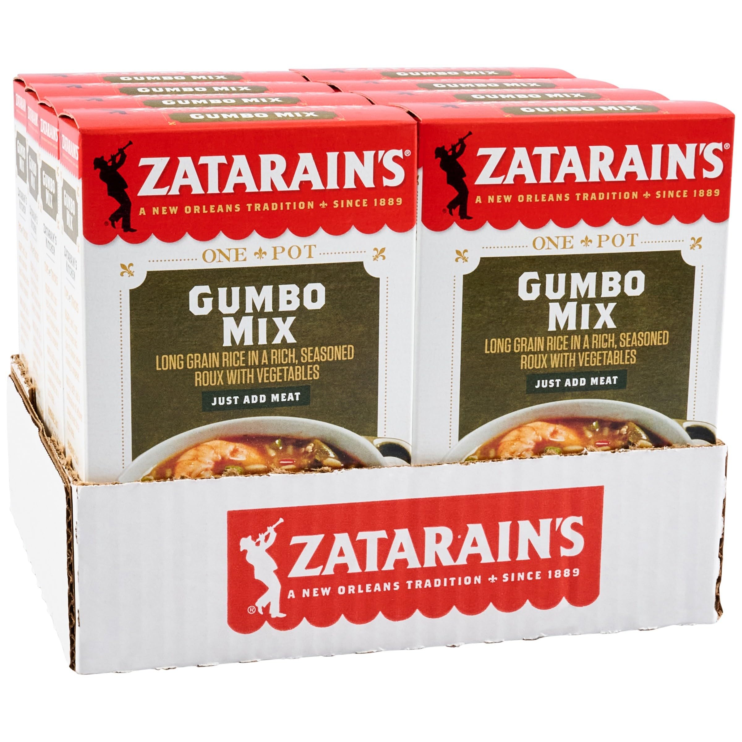 Amazon.com : Zatarain's Gumbo Mix, 7 oz (Pack of 8) : Grocery