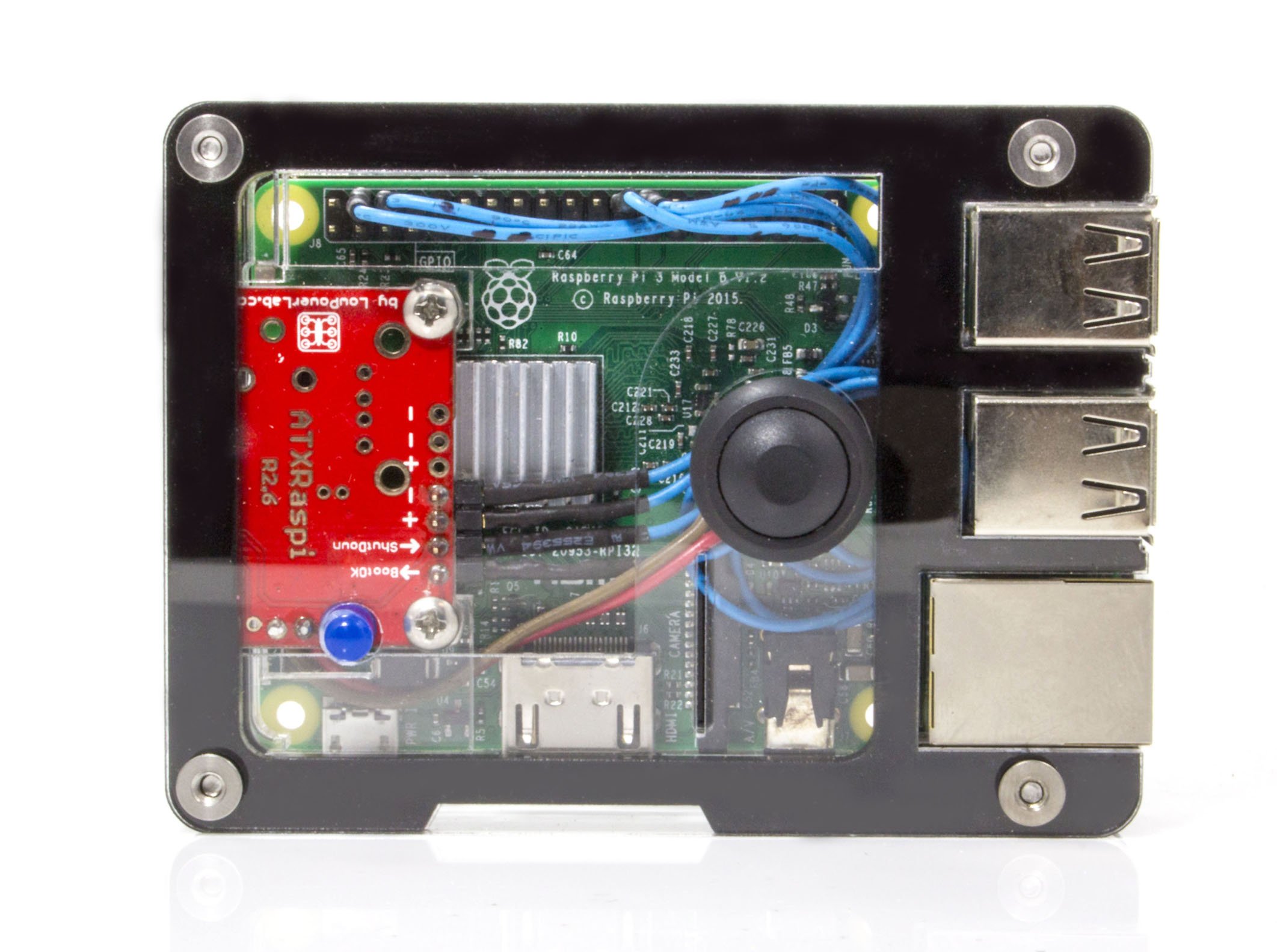 Amazon.com: Zebra Power Button Case for Raspberry Pi and the
