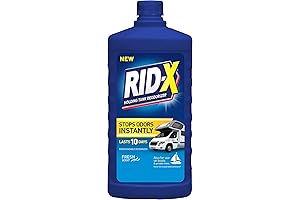 Rid-X Liquid Holding Tank Deodorizer: Eliminating RV Toilet Odors, 24 fl oz