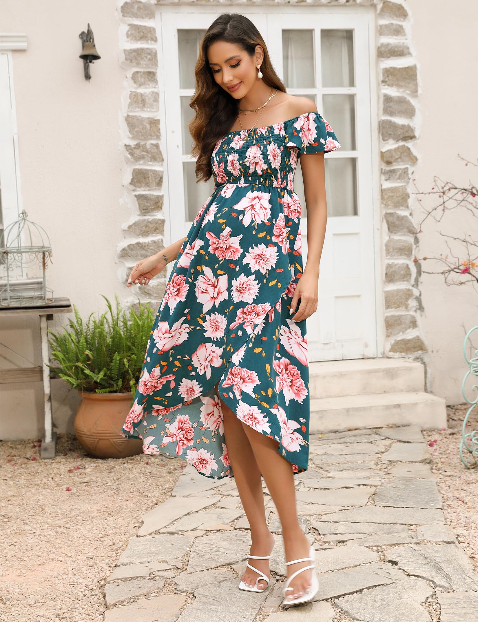 Vestidos Para Embarazadas Verano Vestido de Embarazo Manga Corta Vestido de Maternidad Vestido Casual de Maternidad
