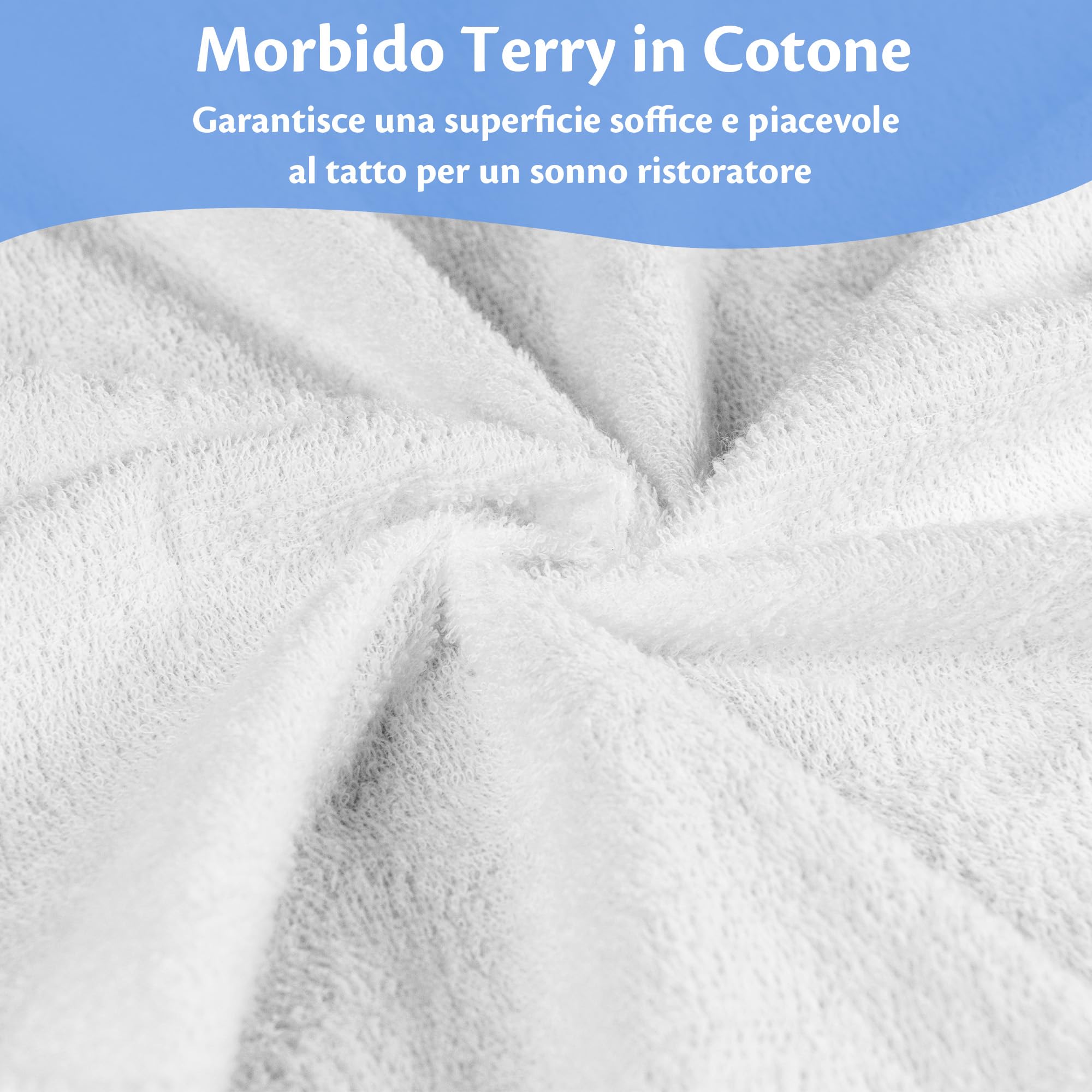 Coprimaterasso Impermeabile per Next to Me 2pz Salvapipì per Culle Cosleeping 50x83cm Kinderkraft UNO Cullami Cam Lenzuolo in Cotone Terry Cerata Salva Materasso Traversa Traspirante e Antiacaro