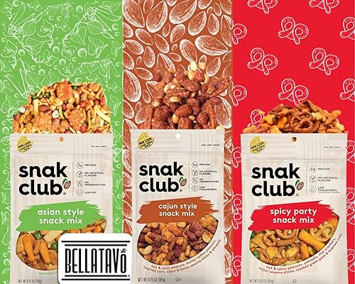 Miniatura 9 de Paquete de mezcla de aperitivos Incluye tres bolsas de 675 onzas de Snak Club Snack Mix y un imán de refrigerador BELLATAVO Una de cada mezcla de