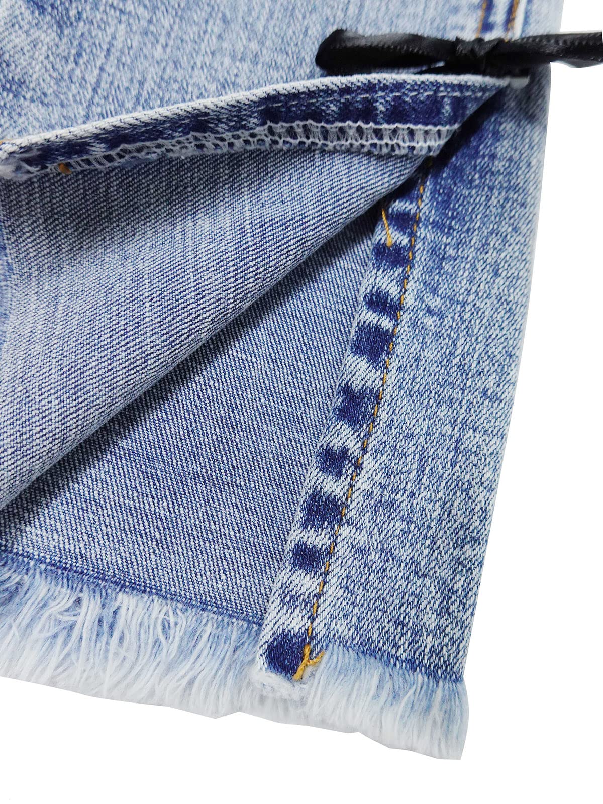 KIDSCOOL Pantalones Vaqueros de Denim Rotos con Cintura Elástica para Niños