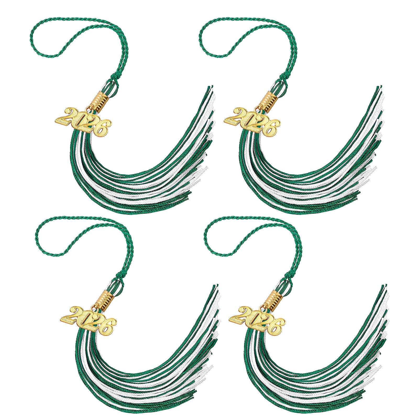 Tsophreniq Commencement Tassels 2026 Featuring Easy Attachment for Ceremony Decor Polyester Cap Tassels