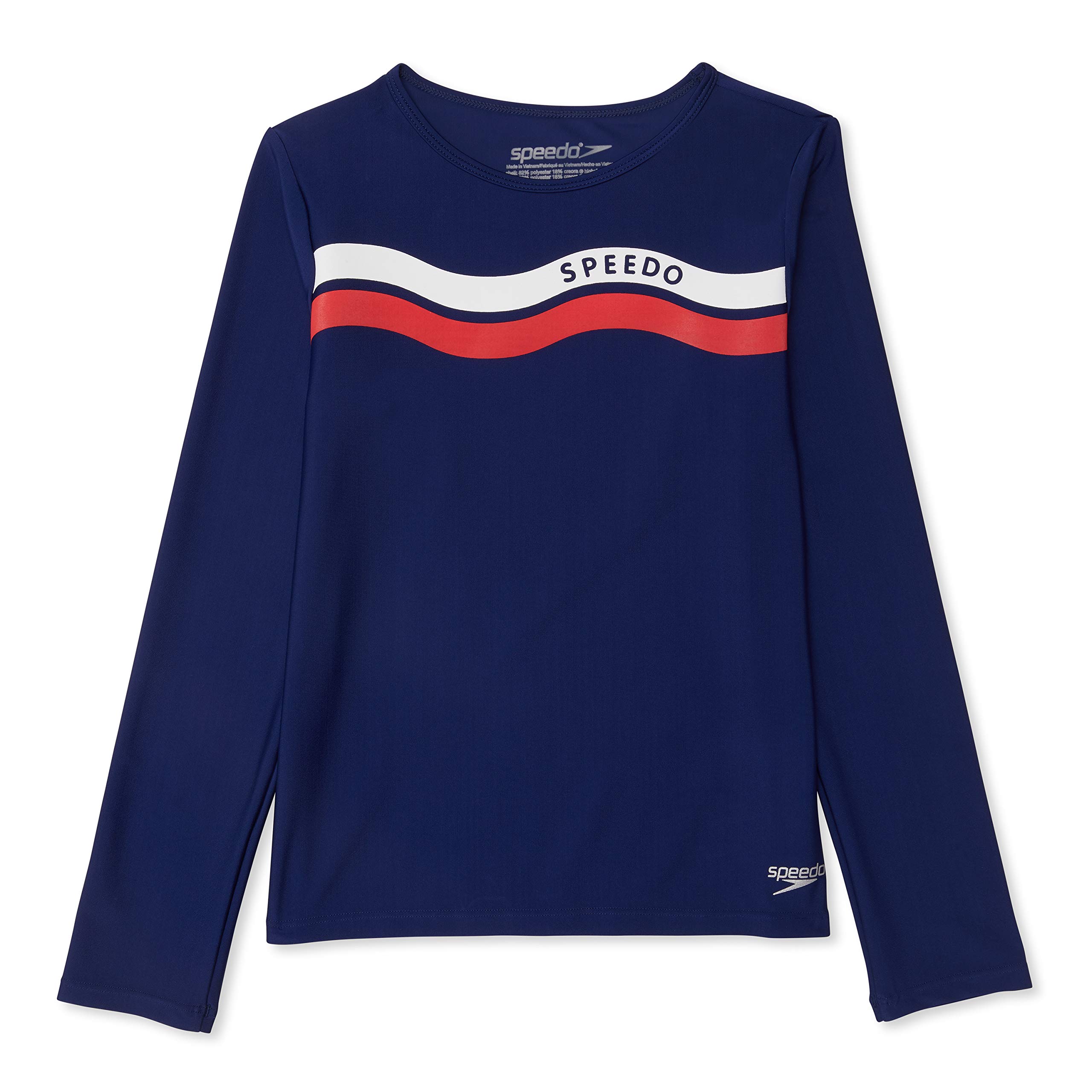 Speedo Girl's Uv Swim Shirt Long Sleeve Rashguard