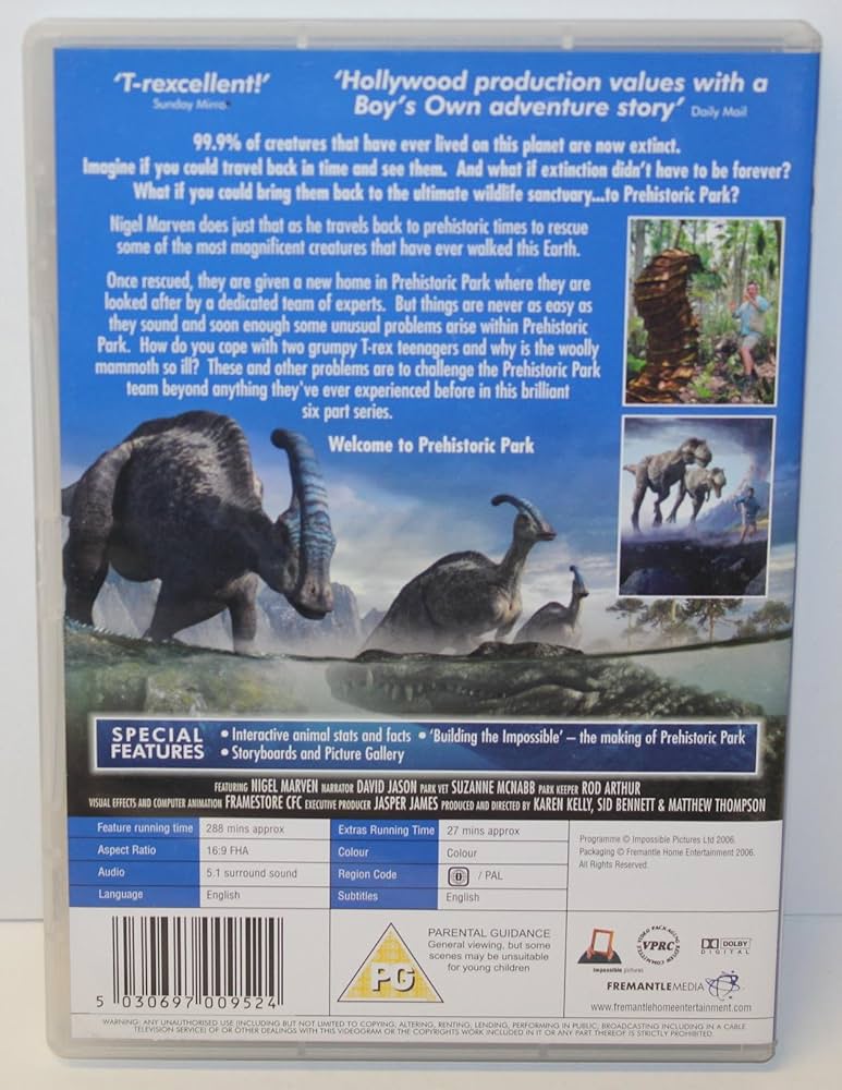 Amazon.com: Prehistoric Park [2006] [DVD] [UK Import