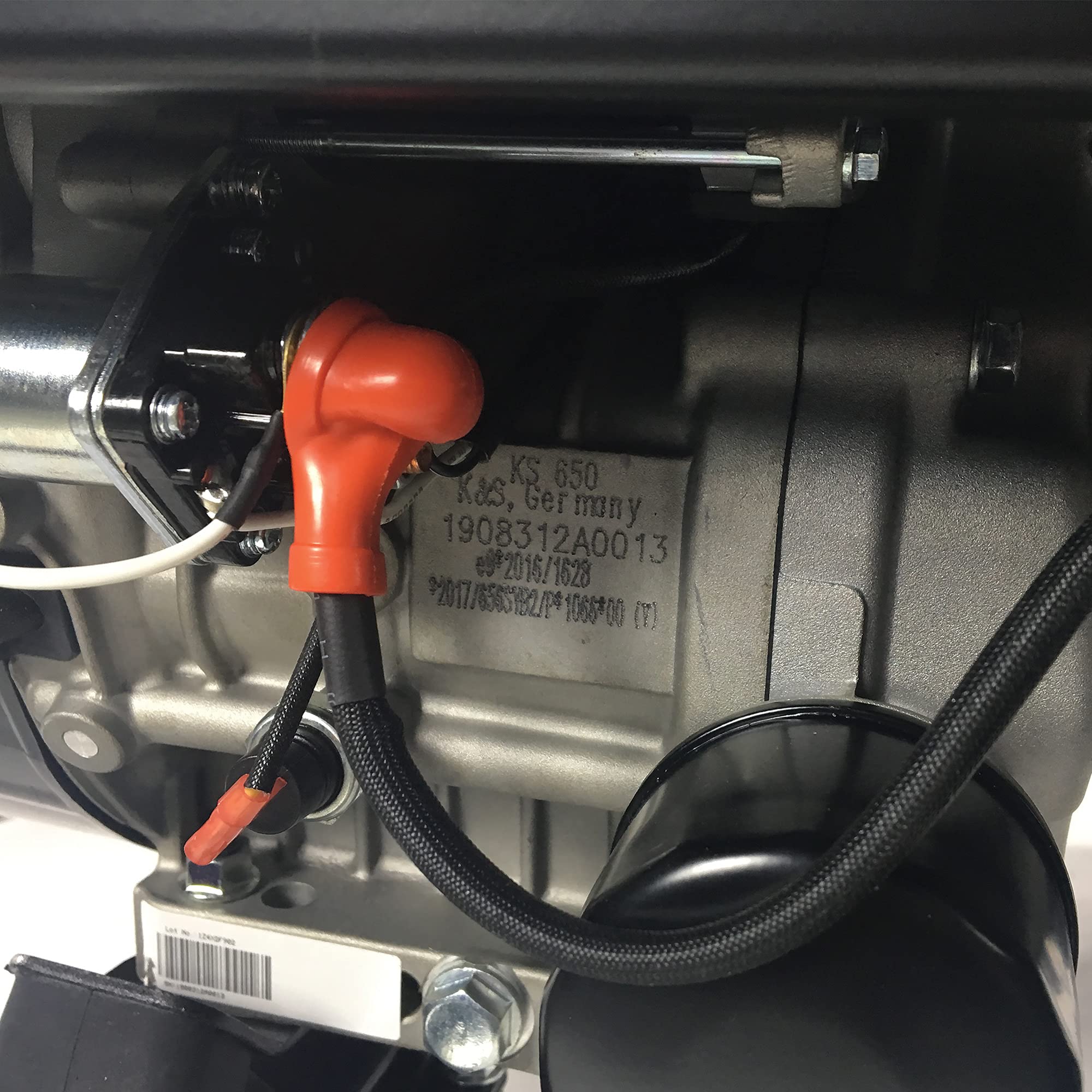 Könner & Söhnen KS 12-1E 1/3 ATSR - Stromerzeuger 18,5 PS, 4-Takt 1-Zylinder Benzinmotor mit Kupfer, E-Start, Notstromautomatik, Spannungsregler, 9200/8200 Watt