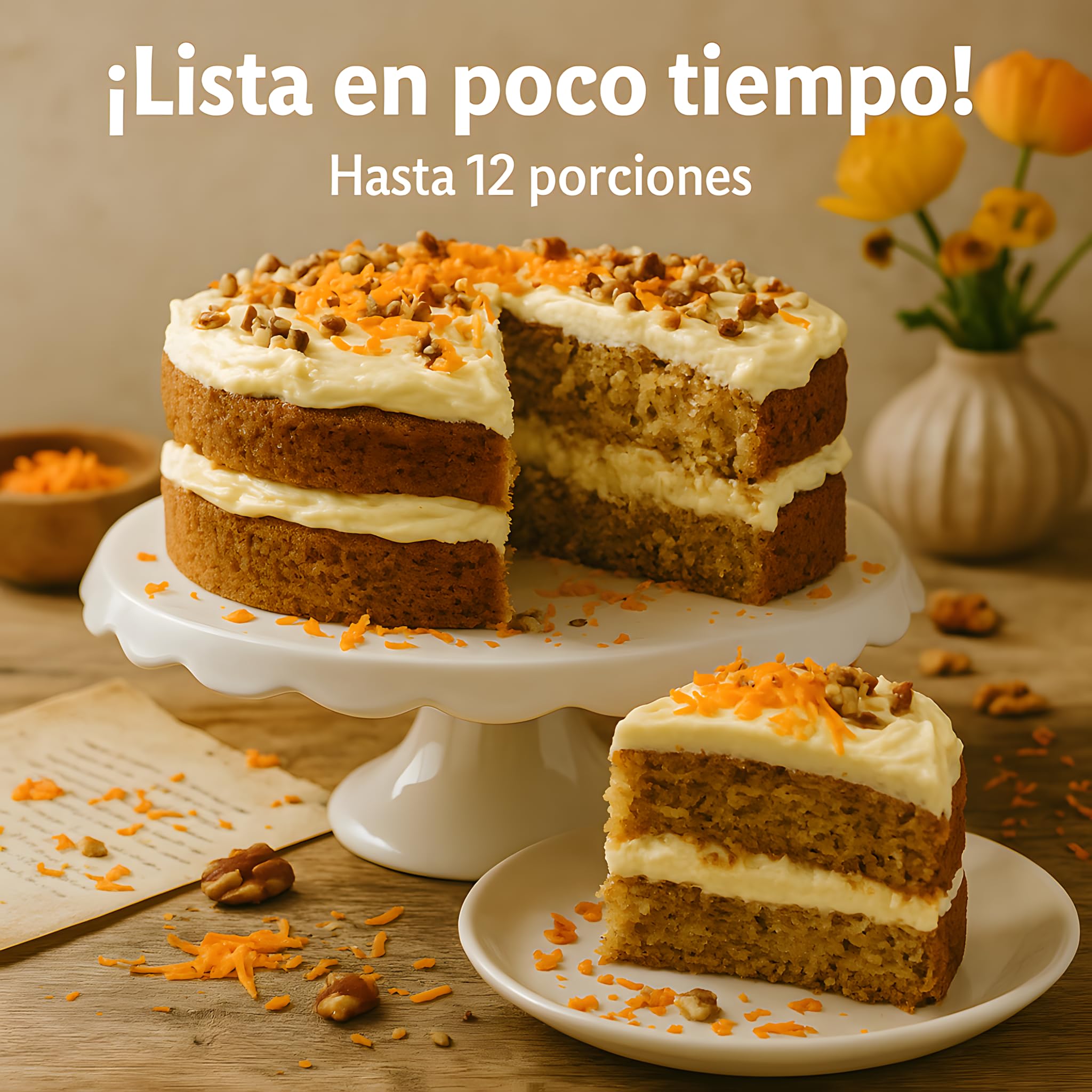 Betty Crocker Country Carrot Cake Mezcla para Pastel de Zanahoria 12 Porciones