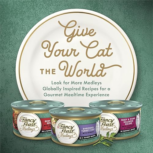 Miniatura 5 de Purina Fancy Feast Medleys alimento húmedo para gatos enlatado para adultos  (24 latas) 3 onzas -