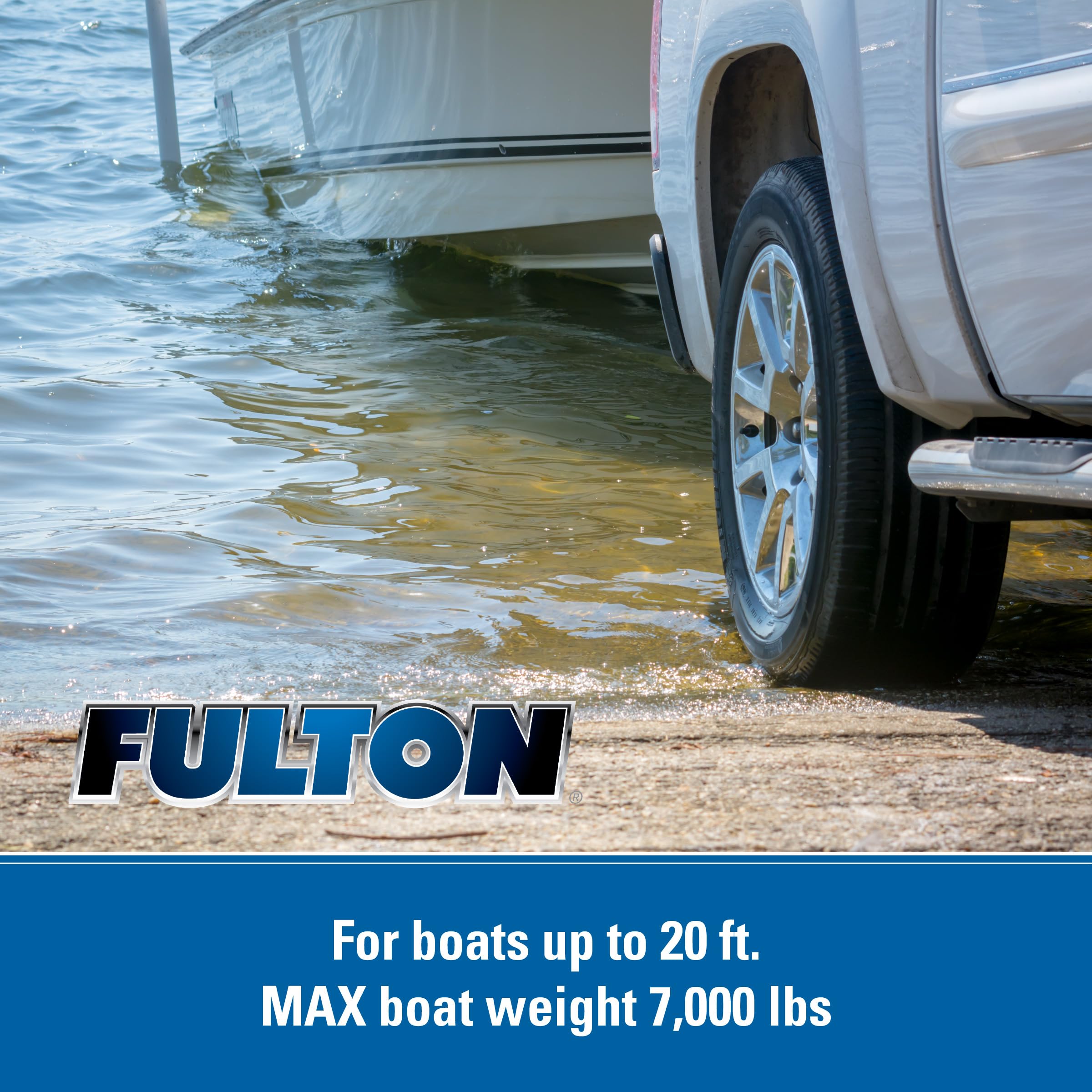 Amazon.com: Fulton 500620 XLT Powered Electric Boat Trailer