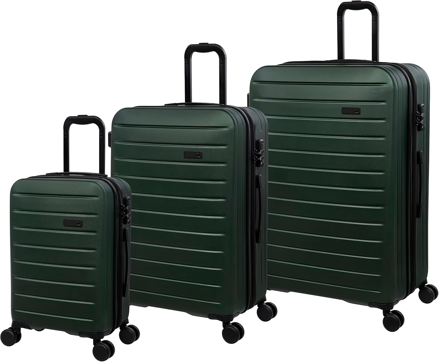 (incomplete, only 1 Suitcase )it luggage Legion 3 Piece Hardside 8 Wheel Expandable Spinner, Mountain View, 3 Pc Set