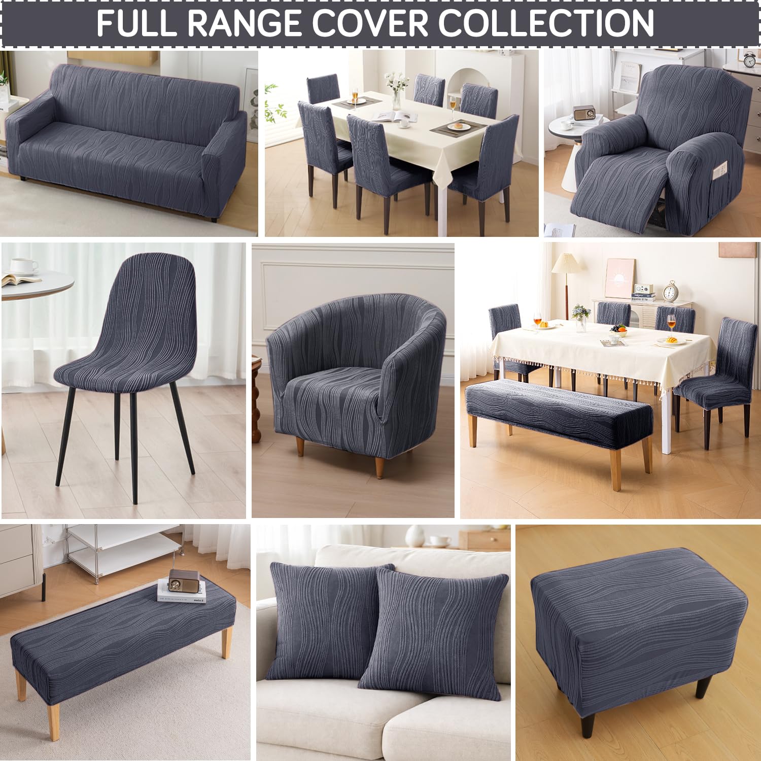 HOKIPO Footstool Cover - Nestiva Grey -5