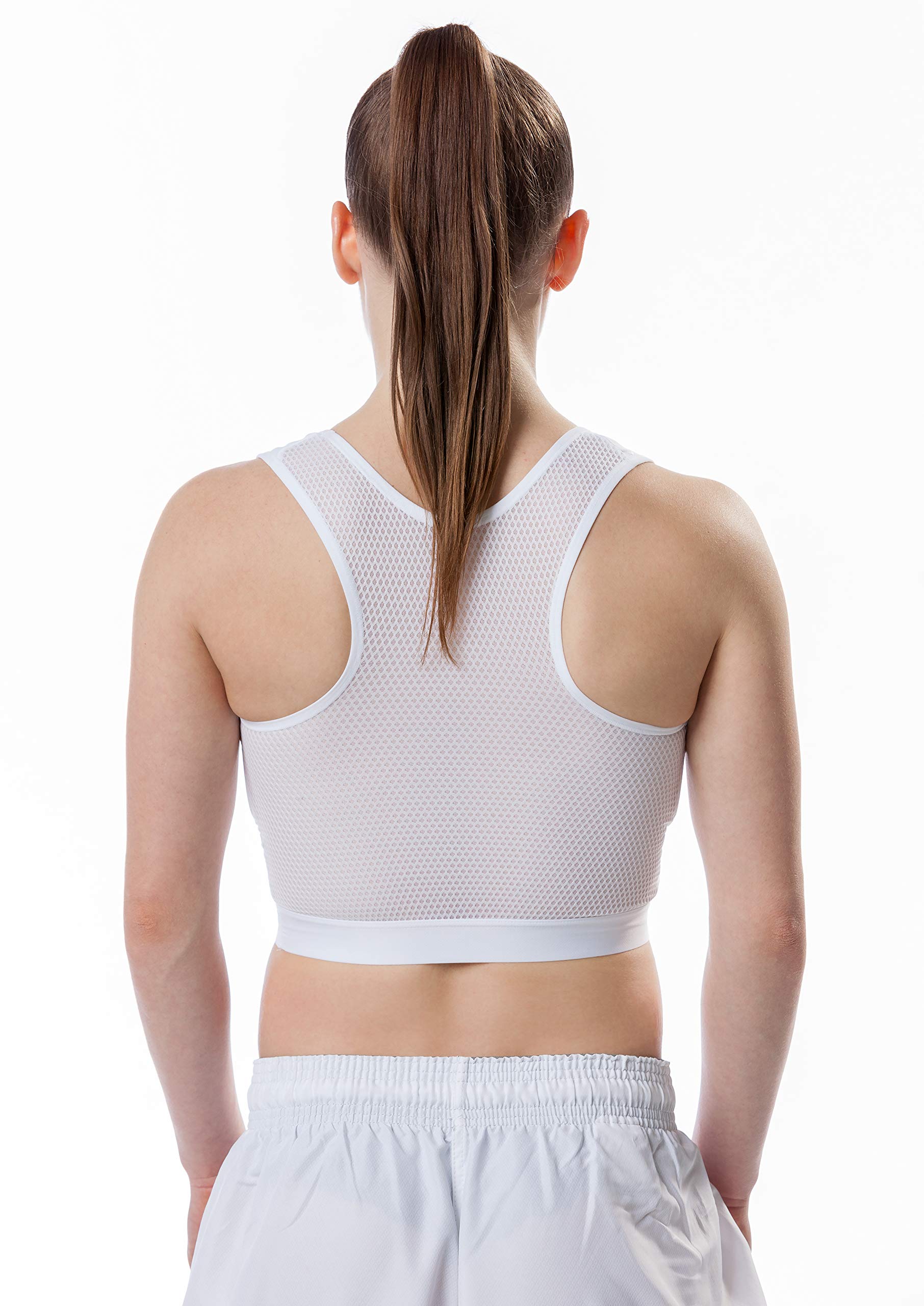 Tokaido Damen Karate Female Chest Guard Brustschutz, weiß