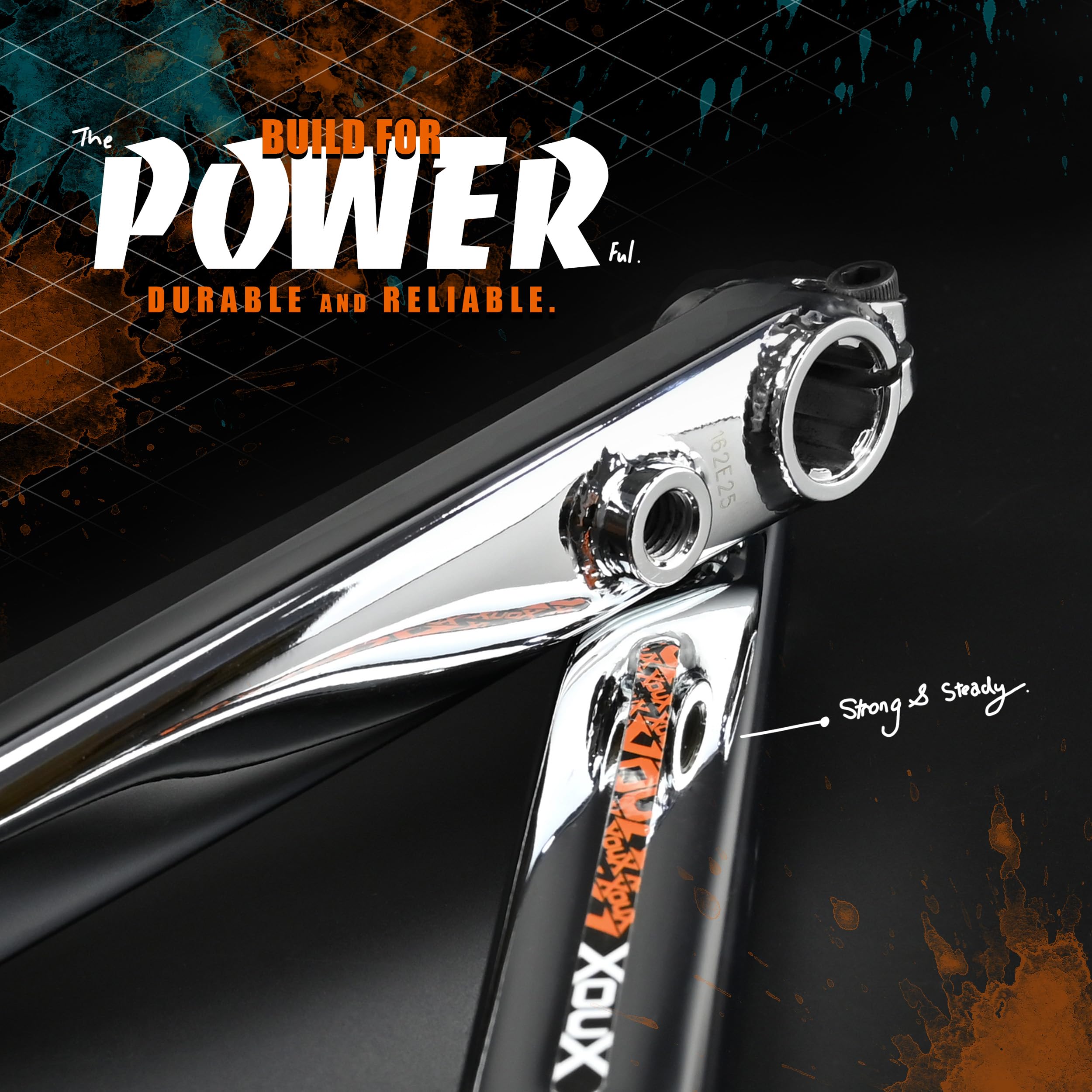 Jeu de manivelles BMX KHE MVP 8T US BB 170mm