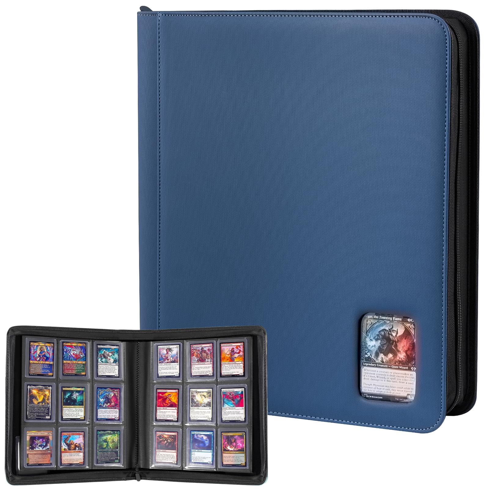 ProCase Top Loader Binder for Cards; Holds 324 Toploaders with 9 Pockets