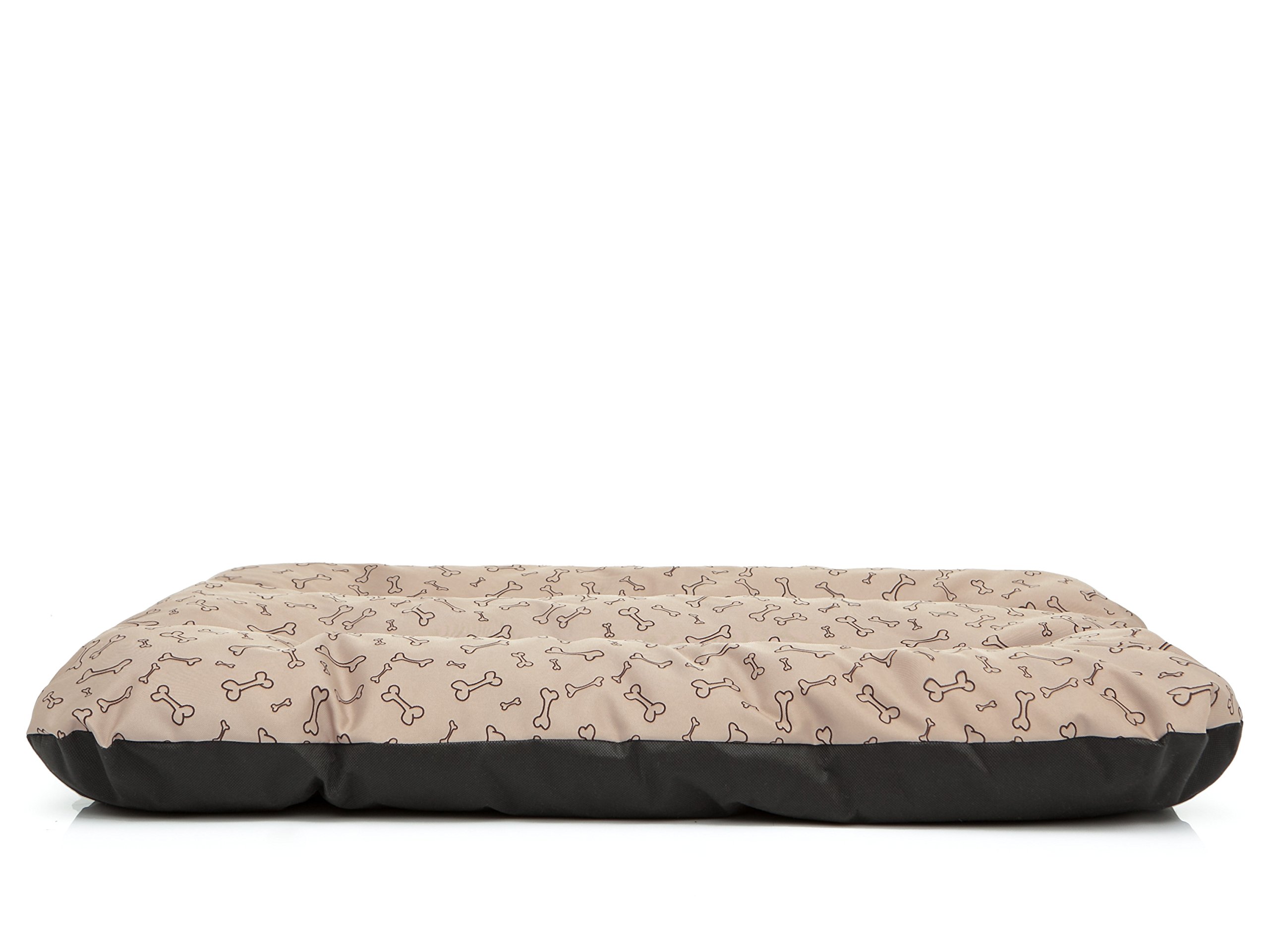 Cama para perros, sofá para perros, cojín para perros, sofá, colchón, cama, cama para mascotas, suave, cojín R2 – 100 x 70 cm, color beige