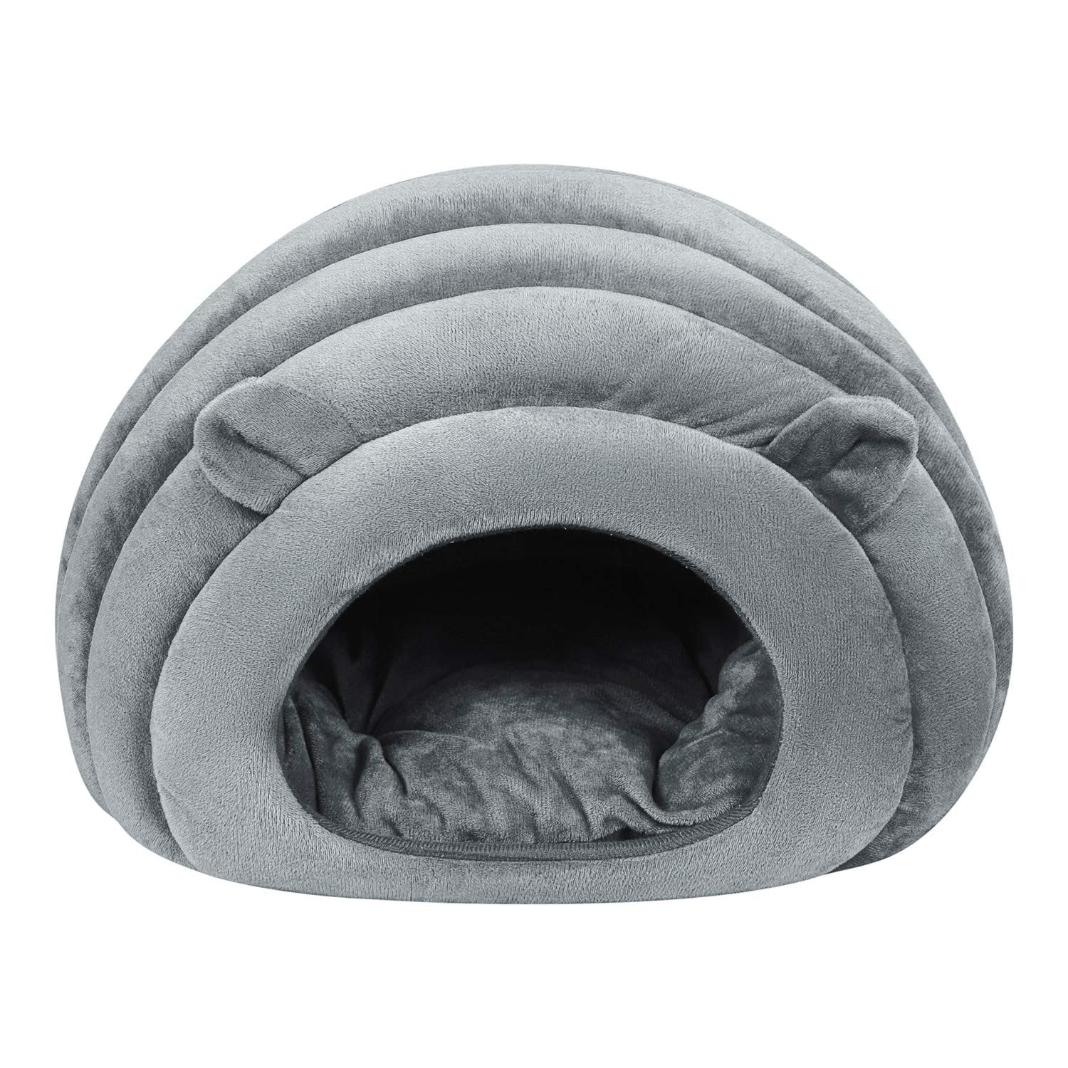 Morbida cuccia per animali domestici, divano 2 in 1, portatile, per gatti, cuccioli, sacco a pelo, tappeto pieghevole per animali domestici, a forma di caverna, a forma di ciabatta,