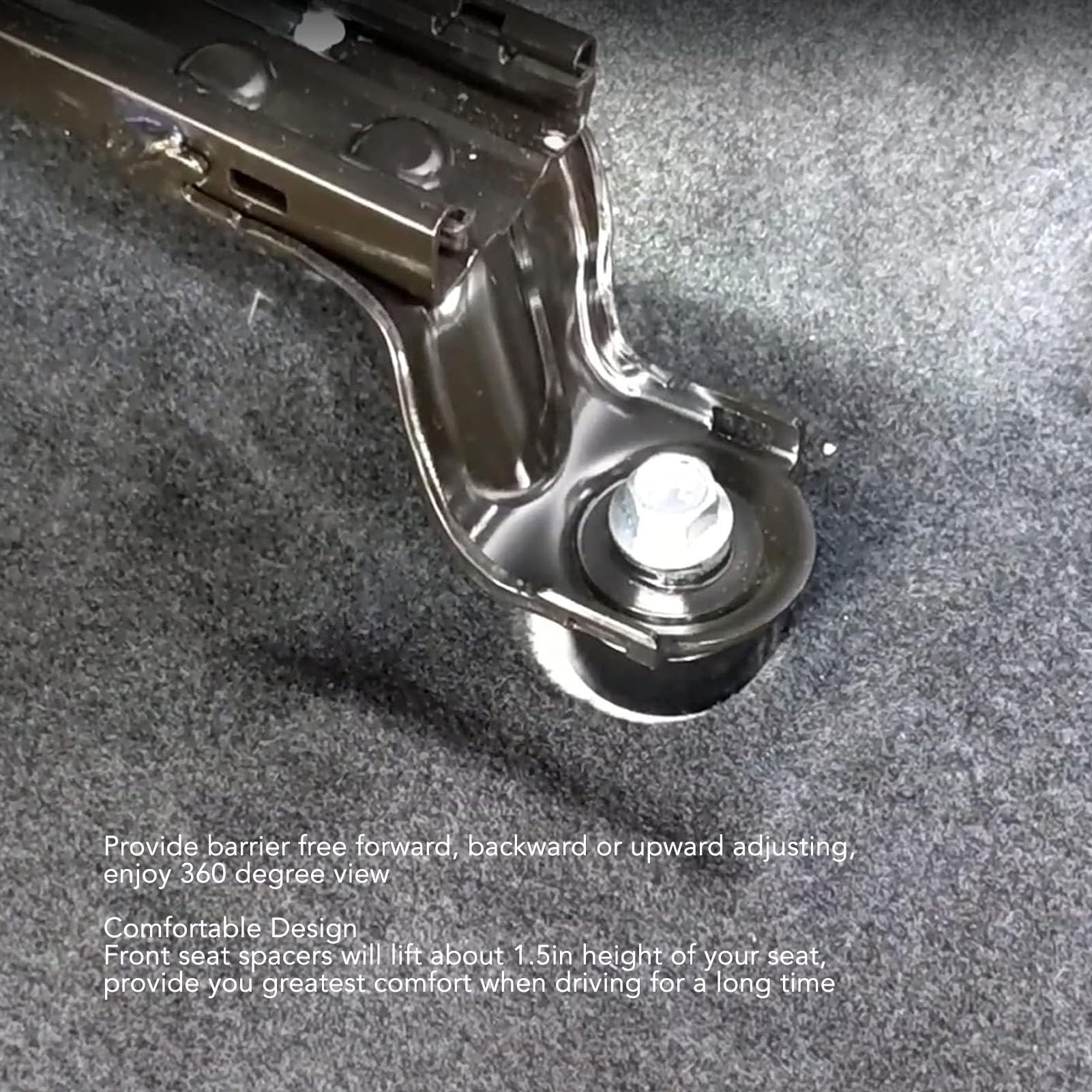 Kit De Surélévation De Siège Avant 3,8 Cm (1,5 Pouces) En Alliage D'aluminium - Pour Toyota 4Runner, Tacoma, Lexus GX, FJ Cruiser - Installation Facile, Vue Améliorée