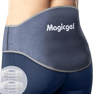Magic Gel Ice Pack for Back Reusable - 2X Lower Back Ice Pack - Soft Compress for Hot or Cold Therapy - Soft Pad for Lower Lumbar, Sciatica, Tailbone Support