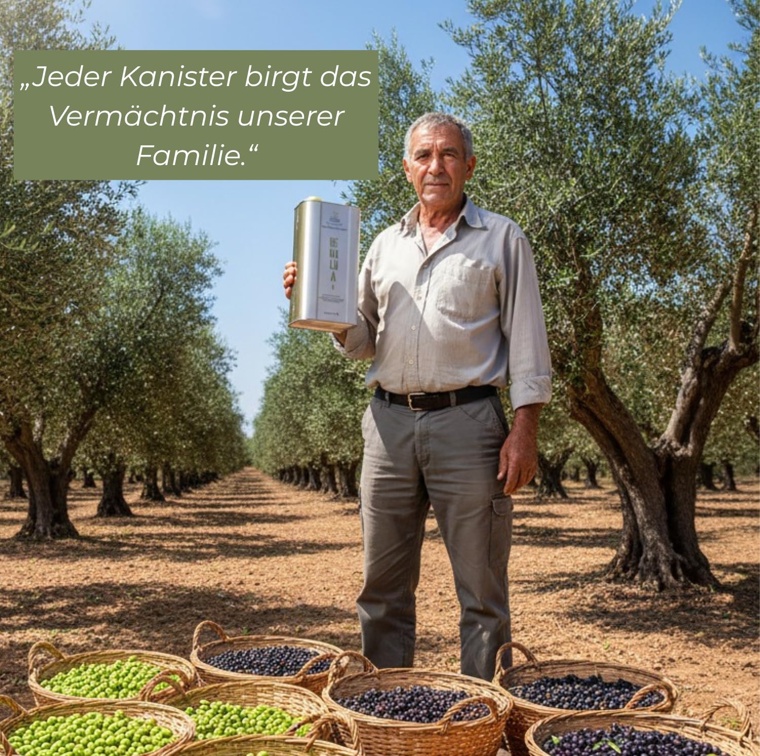Olivenöl 5 Liter Extra Natives - Neue Ernte 2026 - Spanisches Olivenöl (Testsieger 2025) Kaltgepresst im 5L Kanister - Premium Qualität & Polyphenolreich