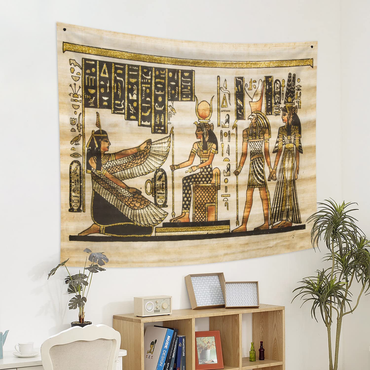 YONGFOTO 180x160cm Ancient Egypt Tapestry - Image 4