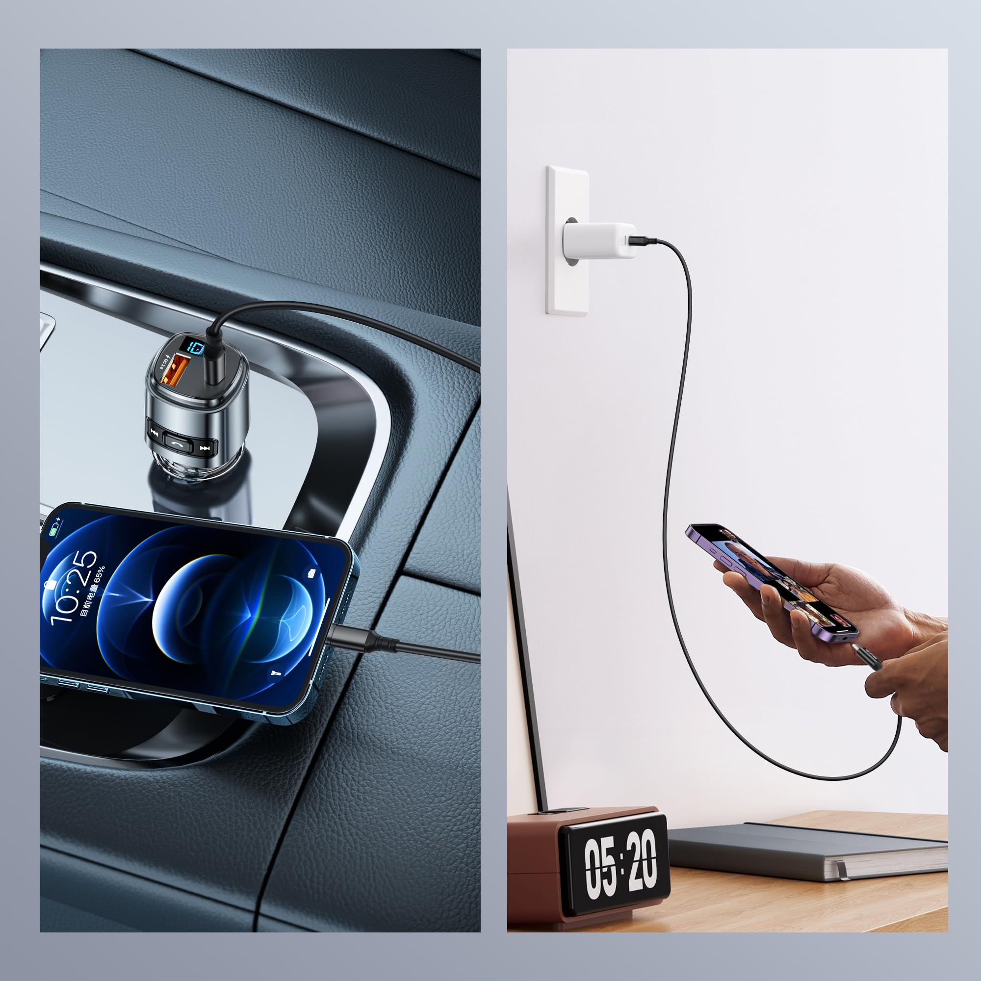 SinLoon Câble USB C Vers USB C Câble De Charge Rapide USB 3.2