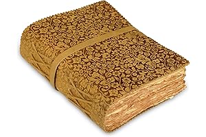 The Story of My Life Journal: A Leather-Bound Floral Embossed Masterpiece