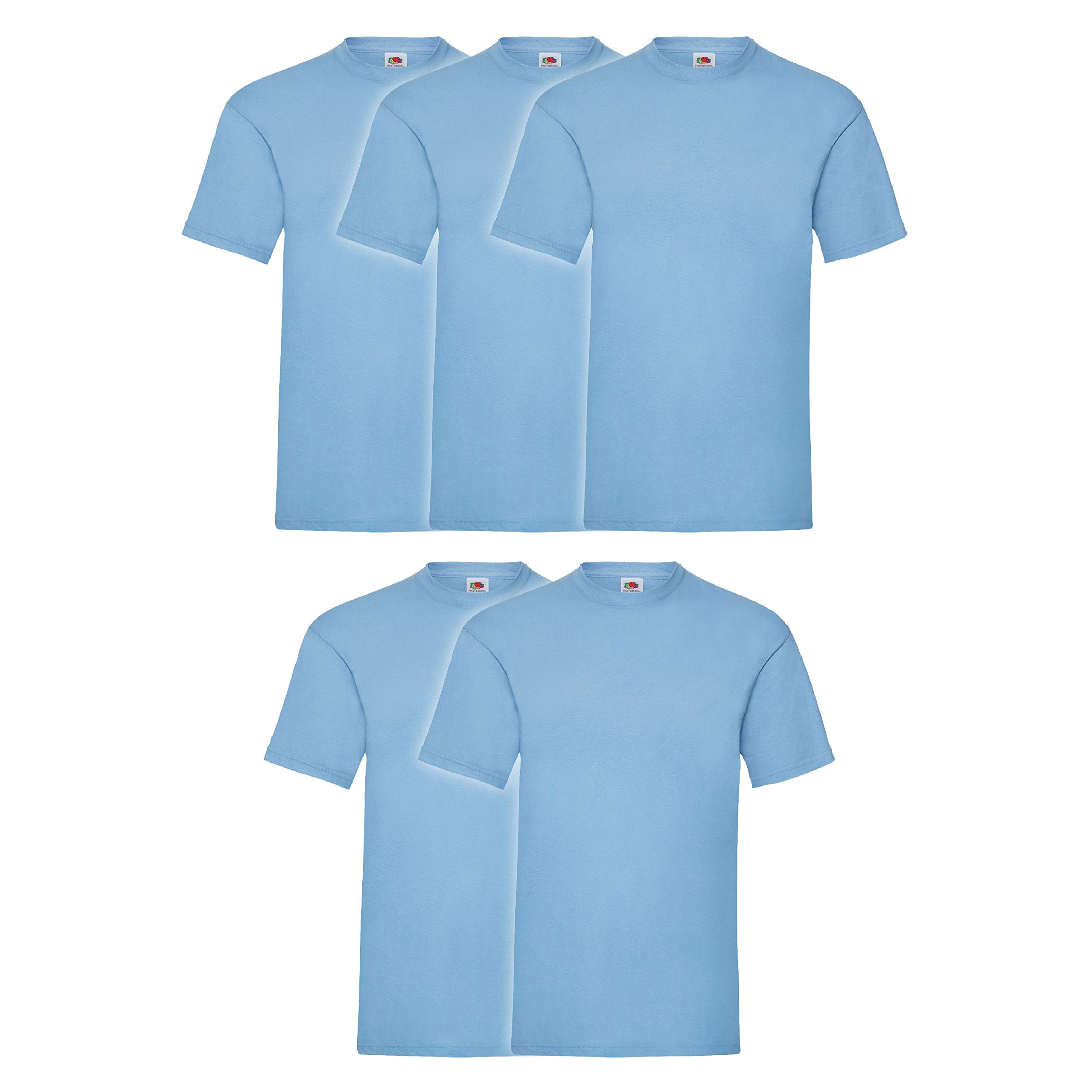 Fruit of the Loom - Iconic Tee, Lightweight Ringspun Tee, 5 Pack, T-Shirt Uomo - 3