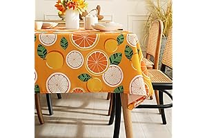Orange Tablecloths to Brighten Your Dining Experience