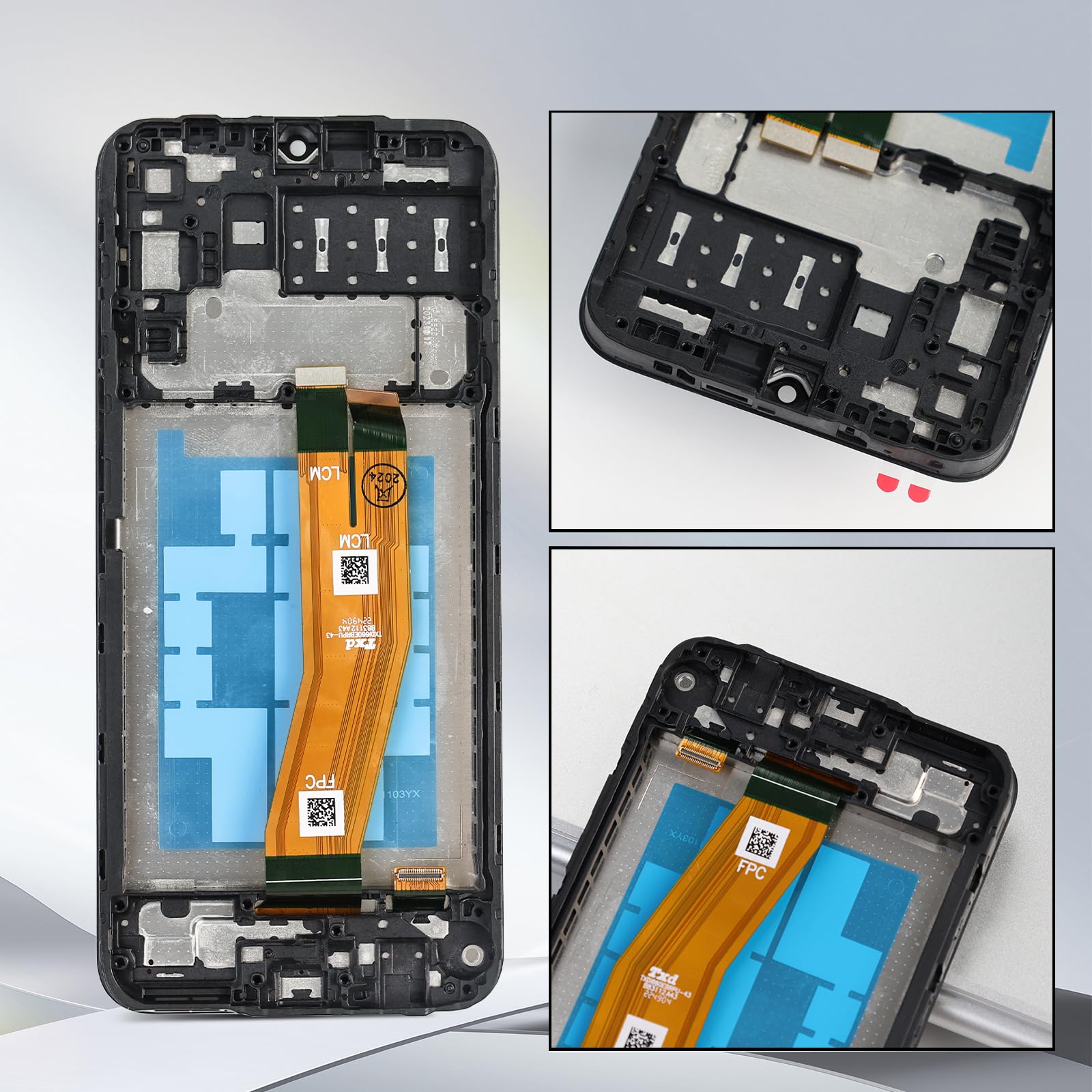 Écran pour Samsung Galaxy A14 4G, Écran de Remplacement LCD Tactile SM-A145F avec Cadre