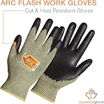 Superior Glove Flame Resistant Arc Flash Glove with Neoprene Palm - Anti-Static Dexterity S13FRNE