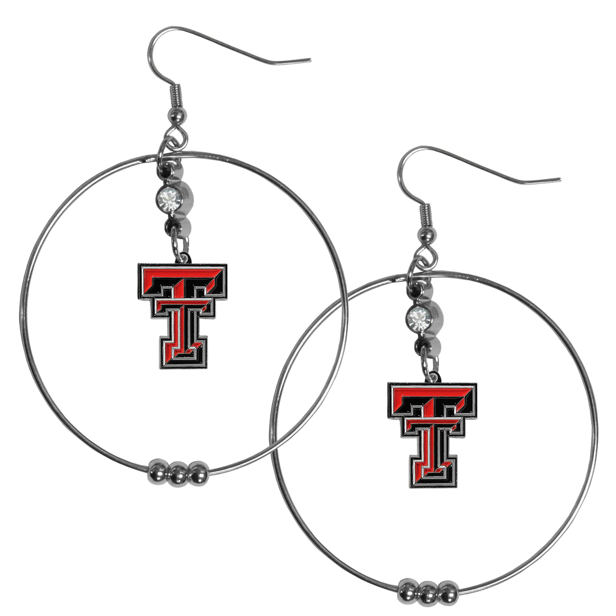 NCAA Hoop Earrings, 2-Inch