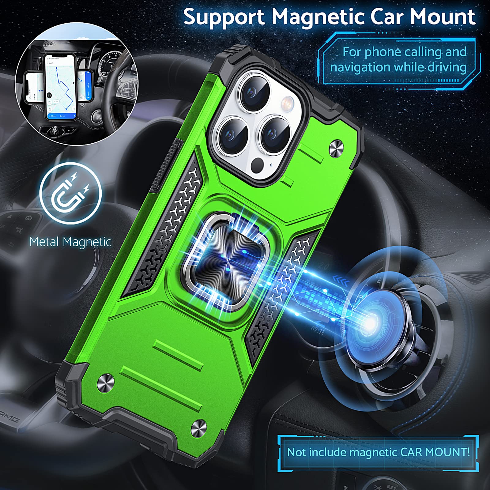 DASFOND Cover Compatibile con iPhone 13 Case, Custodia per