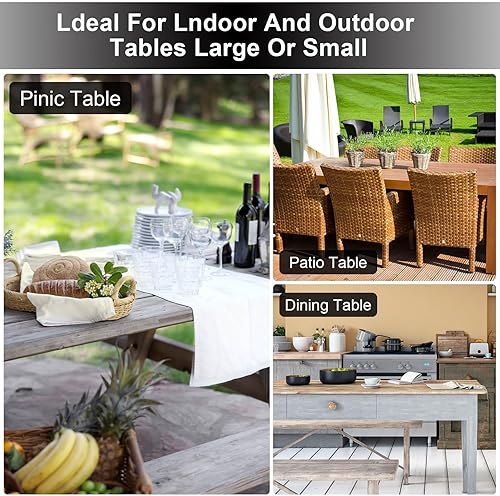 Miniatura 5 de Clips ocultos para mantel perfectos para mesas de picnic y mesas gruesas en interiores y exteriores, mantén tu mantel seguro con nuestros clips