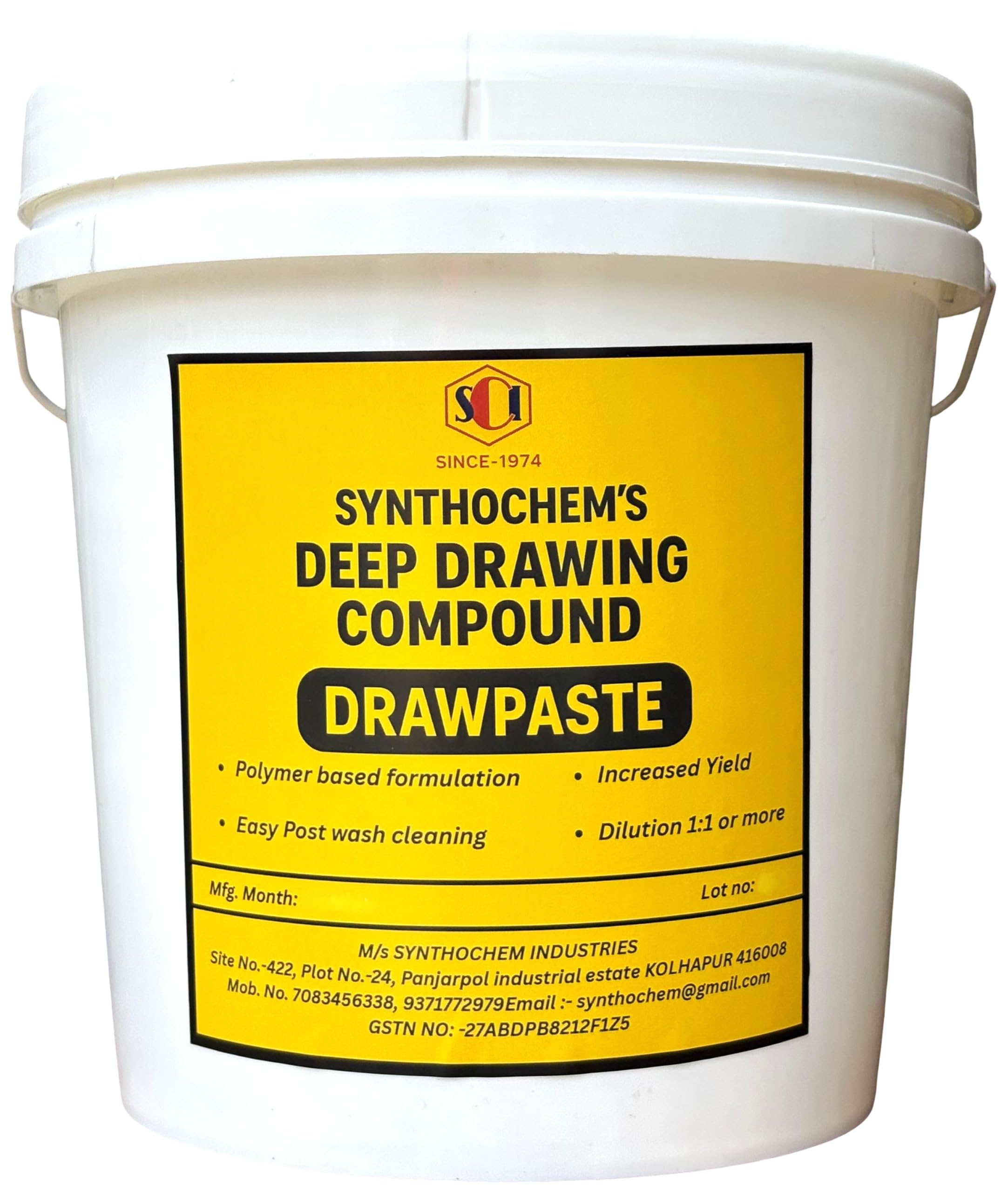 Industrial Deep Drawing Compound DRAWPASTE | Paste Form | Metal Forming Lubricant paste for Soft Metals up to 1.2mm | Silver, Aluminium, Copper, brass | Water-Soluble paste | Greater yield.-image-13