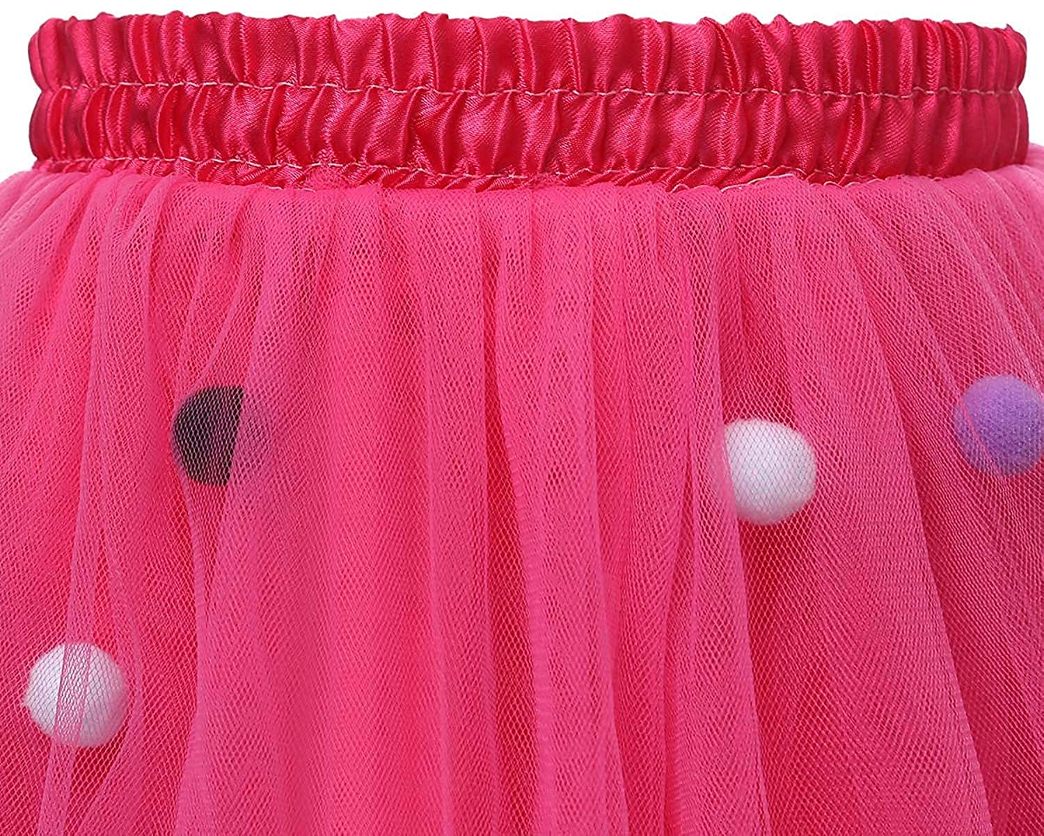 PINK WINGS Girl's Knee Length Tutu Skirt (SKIRT012_Pink_5 Years-6 Years) 2
