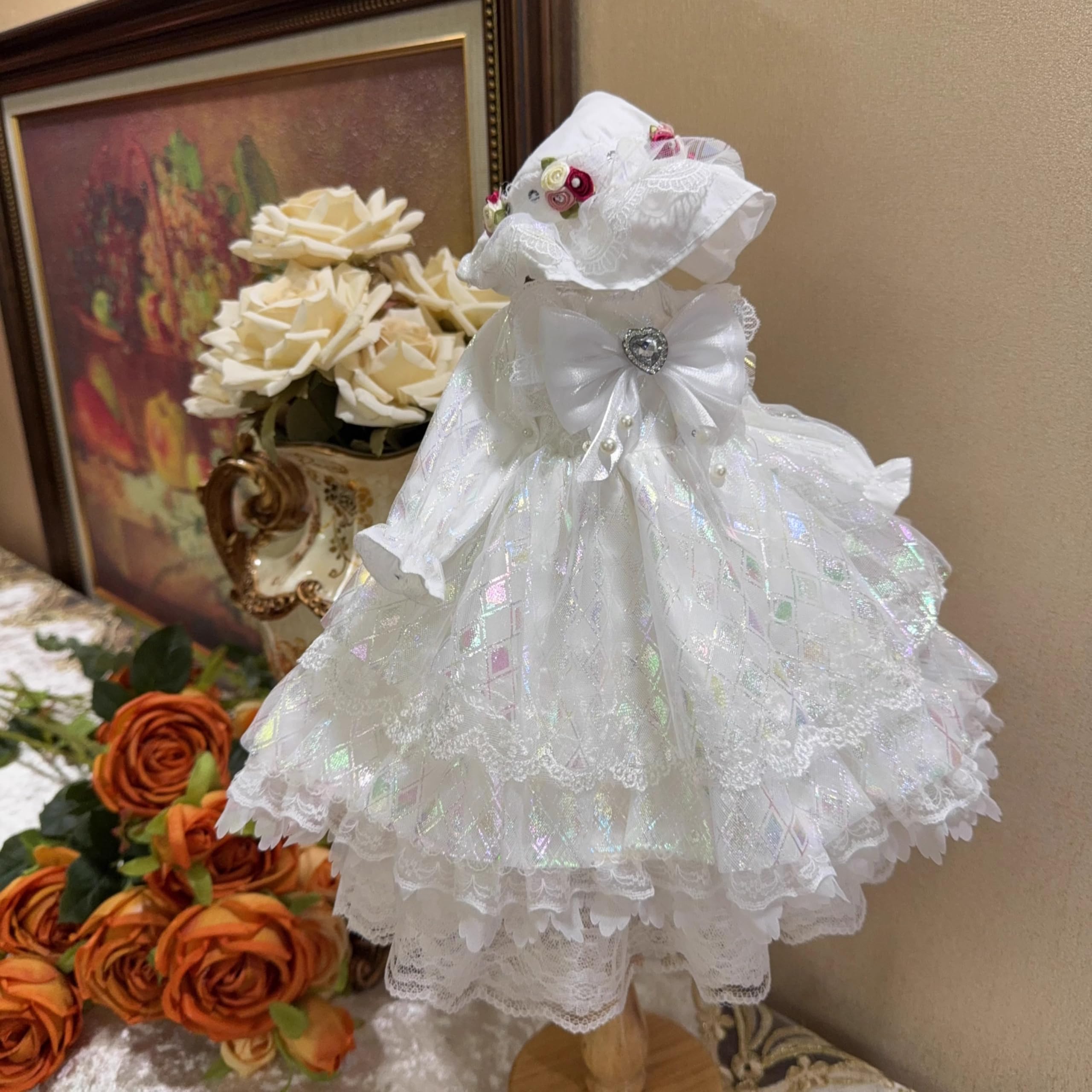 ひーちゃん確認用  ドレス形 小物立て 豪華フリフリバージョン ひーちゃん確認用 ドレス形 小物立て 豪華フリフリバージョン