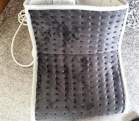 Beurer FW 20 Foot Warmer, Plush Liner, Made In Europe, Electric Foot Warmer With 3 Temperature Levels, Auto Shut-off, Machine Washable, Grey