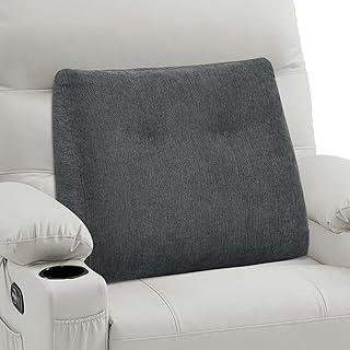 TANYOO Rückenkissen für Sofa Weiches,Rollstuhl Lendenstützkissen mit zerkleinertem Memory-Schaumstoff Couch-Lendenkissen für ältere Menschen zur Linderung von Schmerzen im unteren Rückenbereich