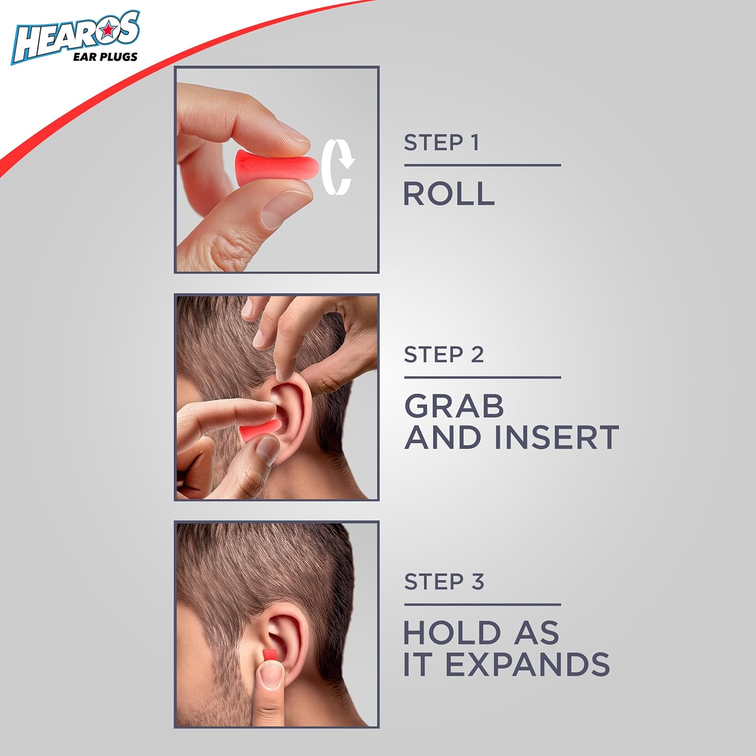 Hearos Radical Protection Foam Ear Plugs, Hearing Protection, NRR 33, 12 Pair, Orange (5801) - Image 7