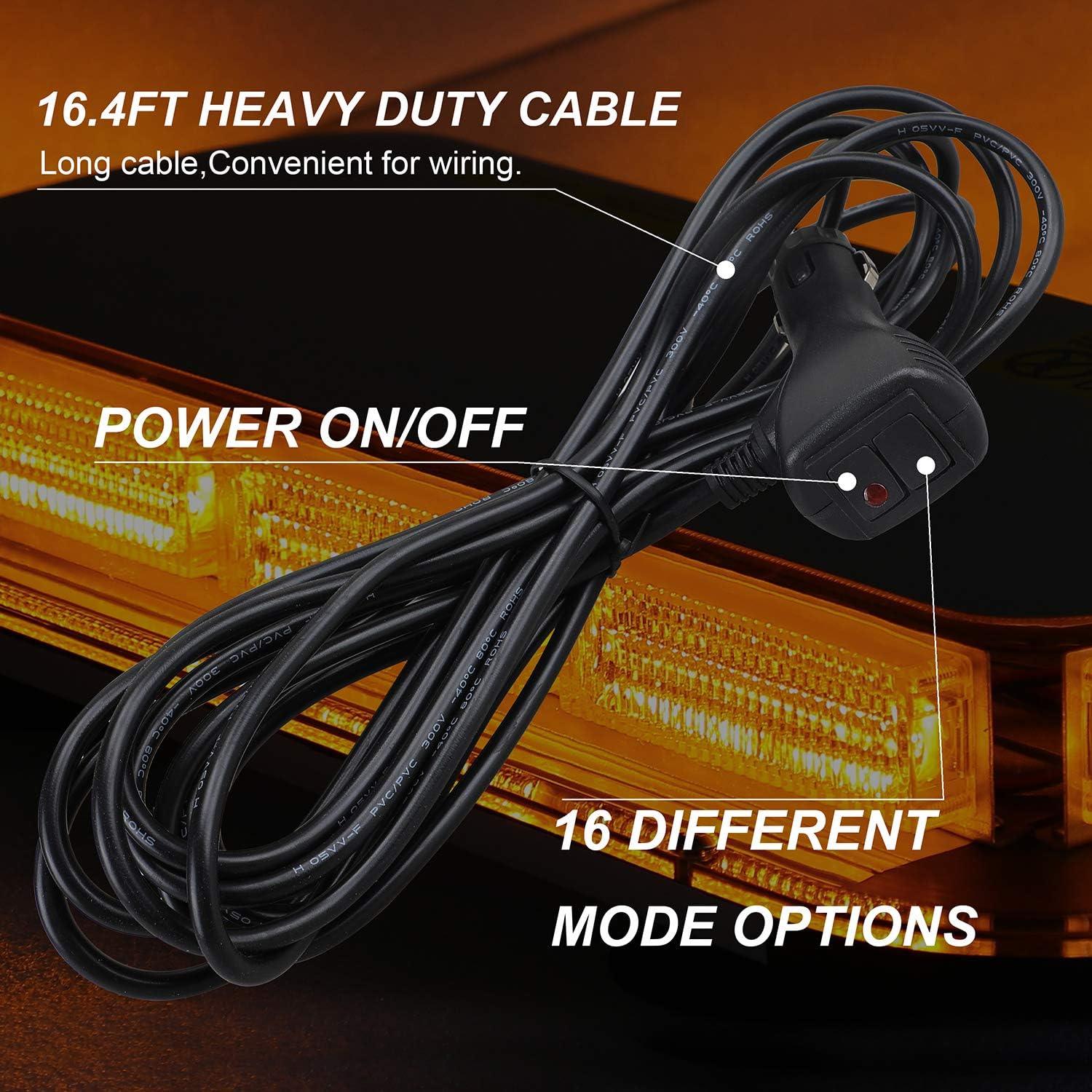 Exсluѕіvе Sресіаl ASPL 64LED 17 Roof Top Strobe Lights, High Visibility Emergency Safety Warning LED Mini Strobe Light bar with Magnetic Base for 12-24V Car, Trucks, Construction Vehicles (Amber) Gеt Sресіаl Prісе ASPL 64LED 17 Roof Top Strobe Lights, High Visibility Emergency Safety Warning LED Mini Strobe Light bar with Magnetic Base for 12-24V Car, Trucks, Construction Vehicles (Amber)