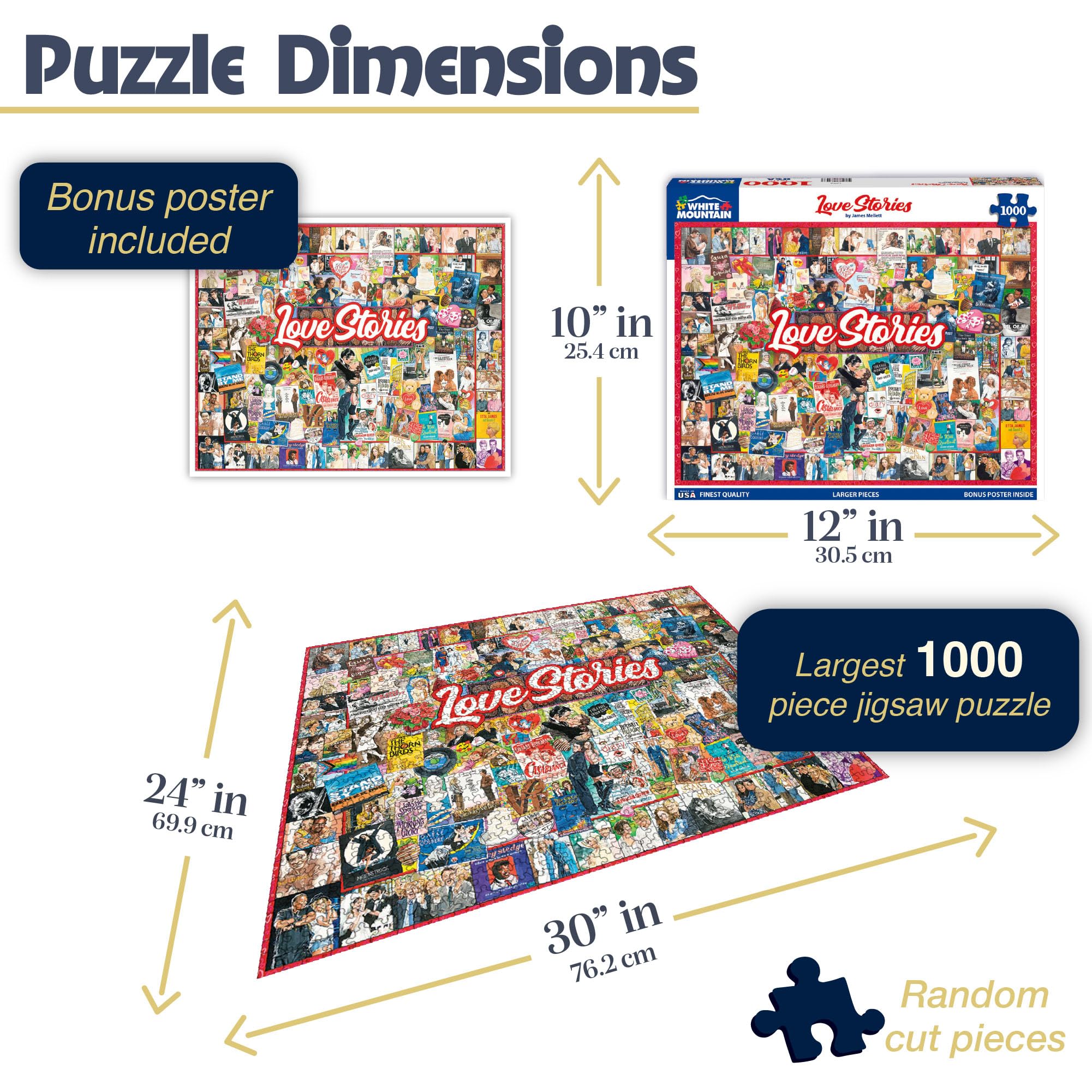 Love Stories - 1000 Piece Jigsaw Puzzle, Jigsaw Puzzles - Amazon Love Stories - 1000 Piece Jigsaw Puzzle, Jigsaw Puzzles - Amazon